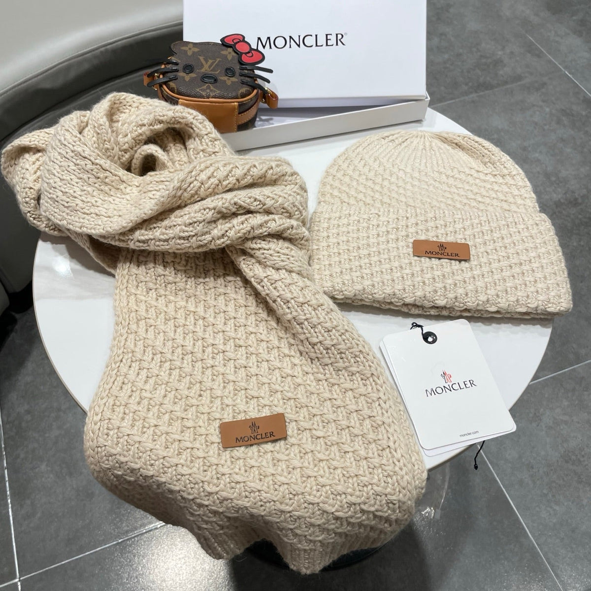 MC 26s Winter Knit Set Beige Wool 499291