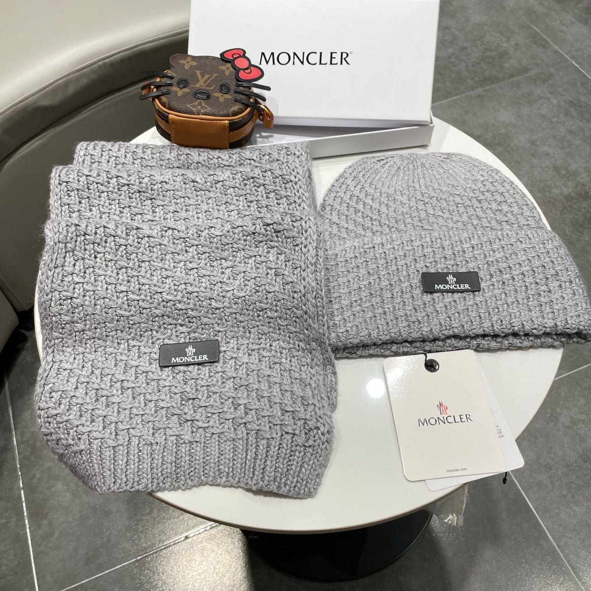 MC 26s Winter Knit Set Grey Wool 499292