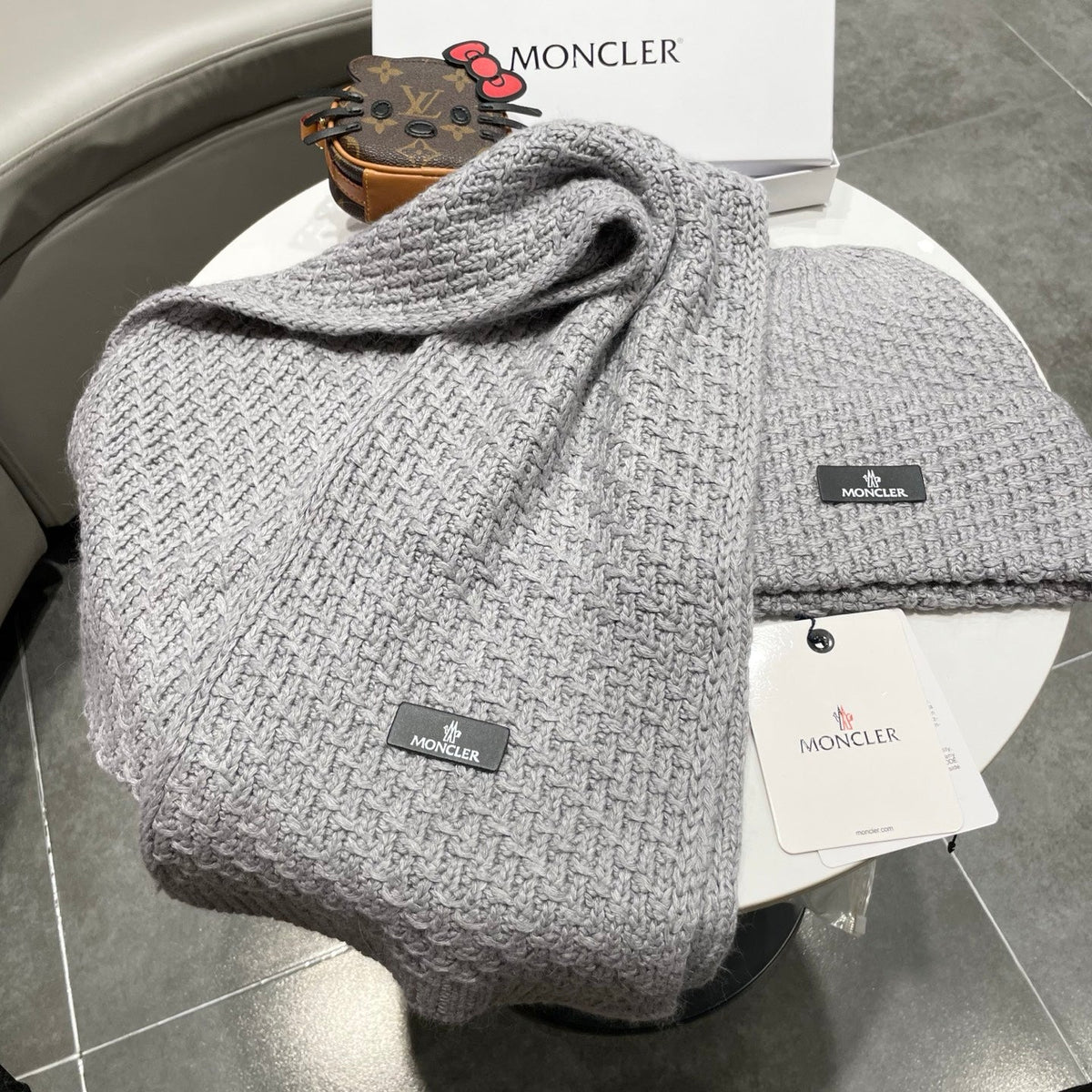 MC 26s Winter Knit Set Grey Wool 499292
