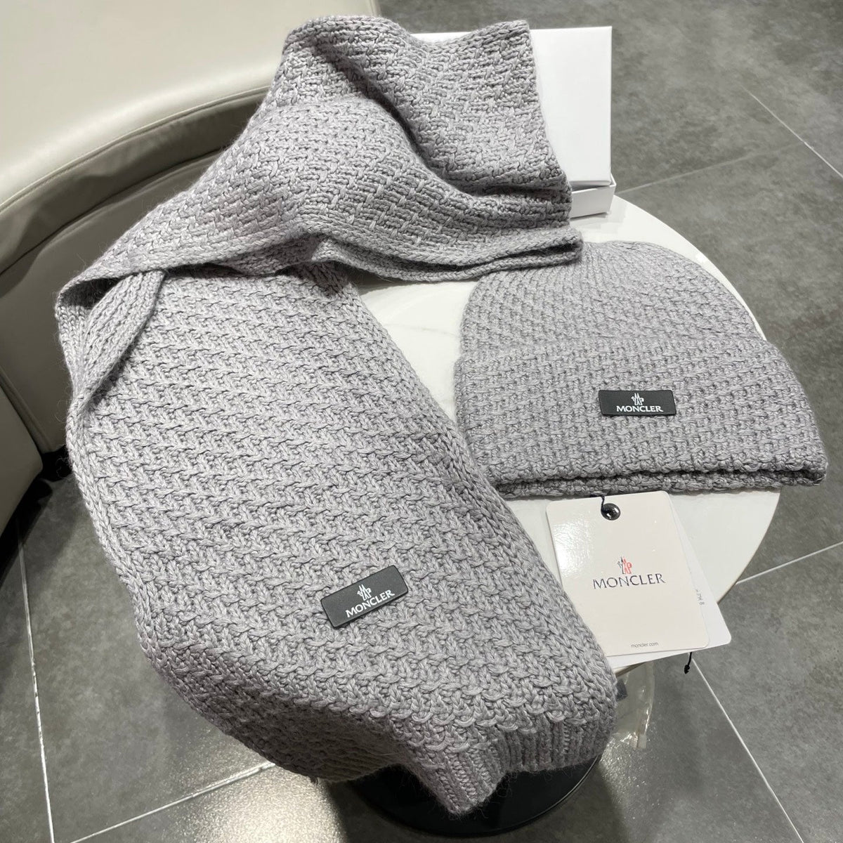 MC 26s Winter Knit Set Grey Wool 499292
