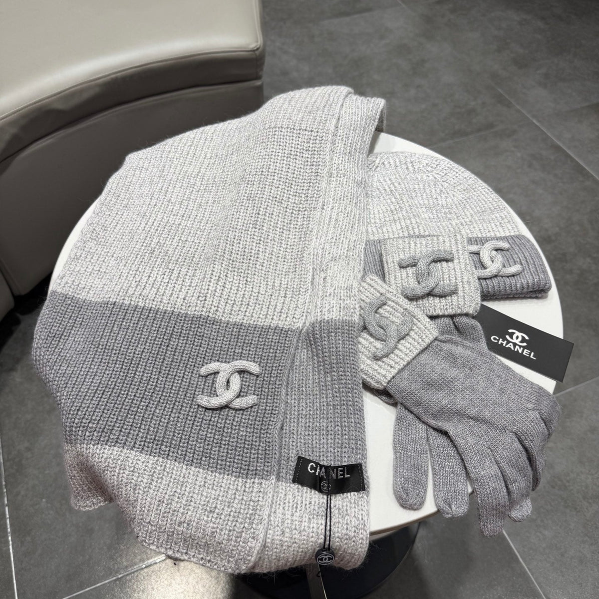 CC 26s Winter Knit Set Grey Wool 499258