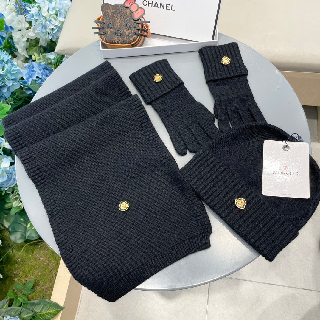 MC 26s Winter Knit Set Black Wool 499301