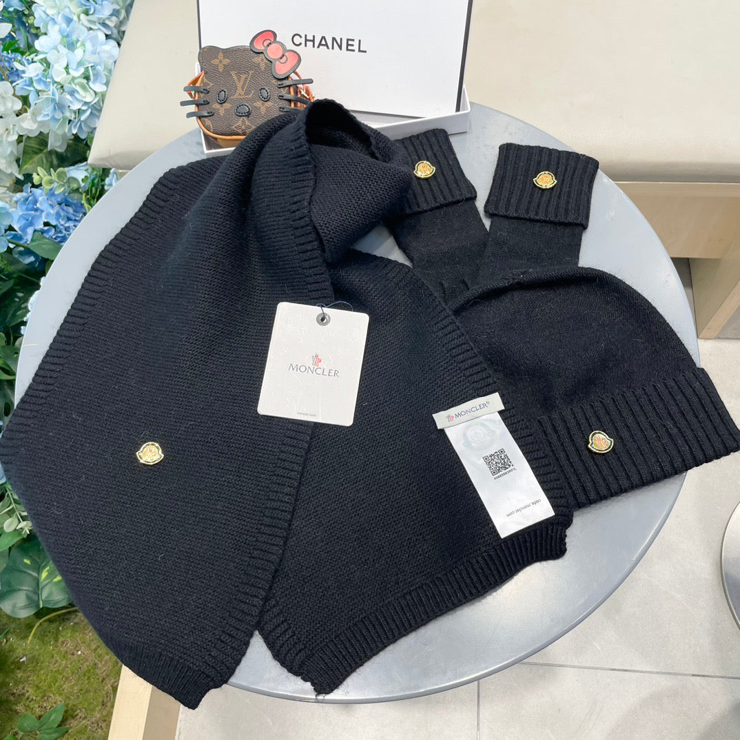 MC 26s Winter Knit Set Black Wool 499301