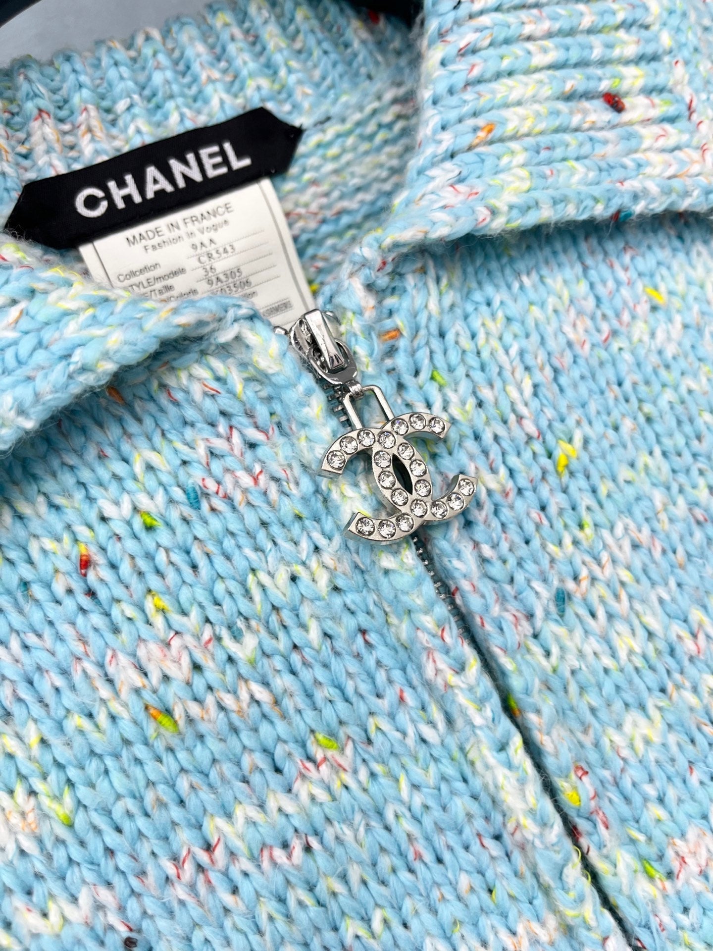 CC 2025 Jacket Blue Wool 325860