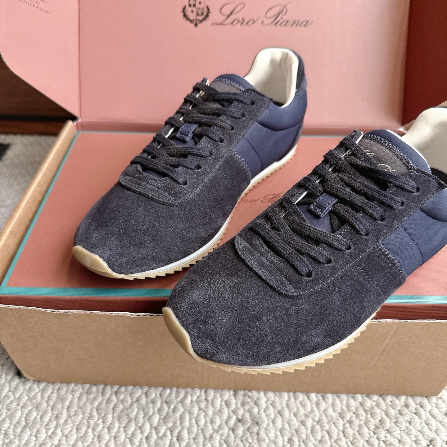 LP Fast Walk Sneaker Dark Blue Suede 924587