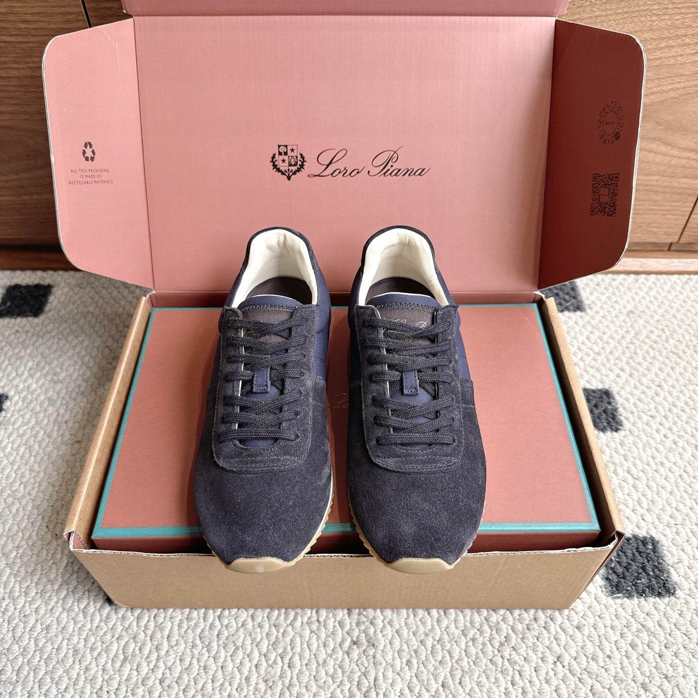 LP Fast Walk Sneaker Dark Blue Suede 924587