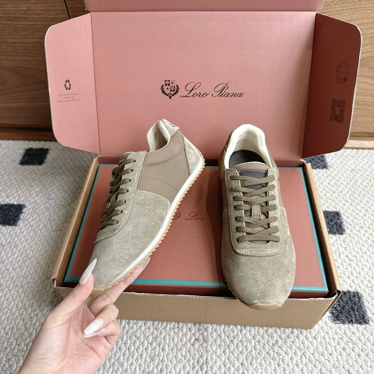 LP Fast Walk Sneaker Olive Suede 924588