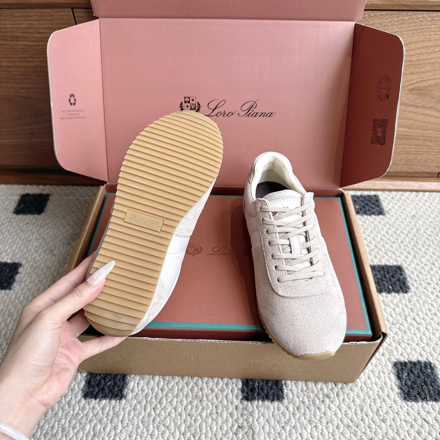 LP Fast Walk Sneaker Light Taupe Suede 924590