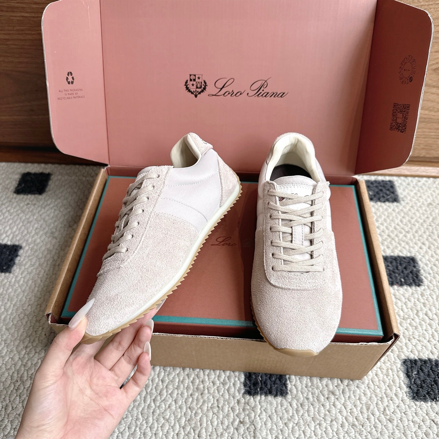 LP Fast Walk Sneaker Light Taupe Suede 924590