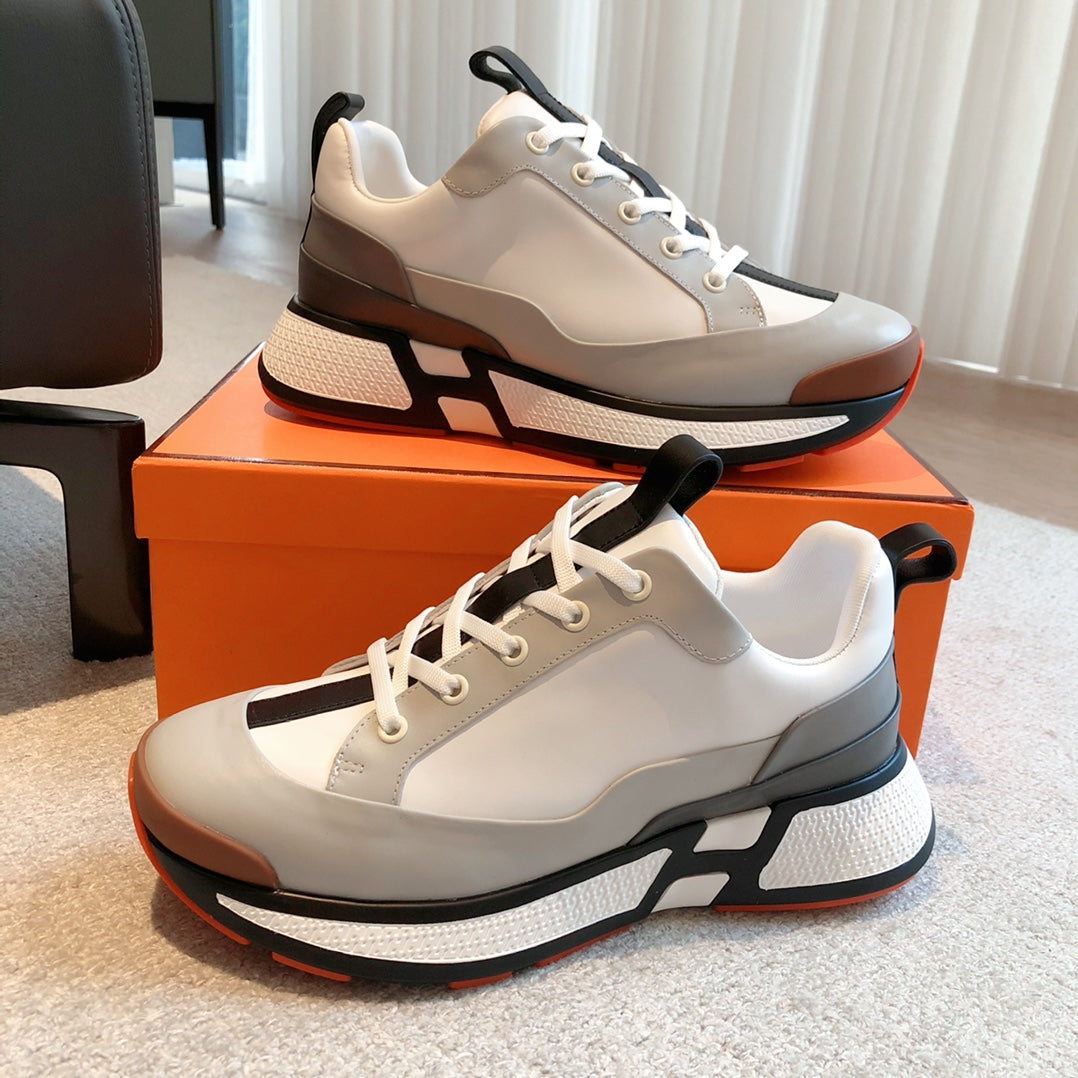 HM Hugo Sneakers Grey Calfskin 933464