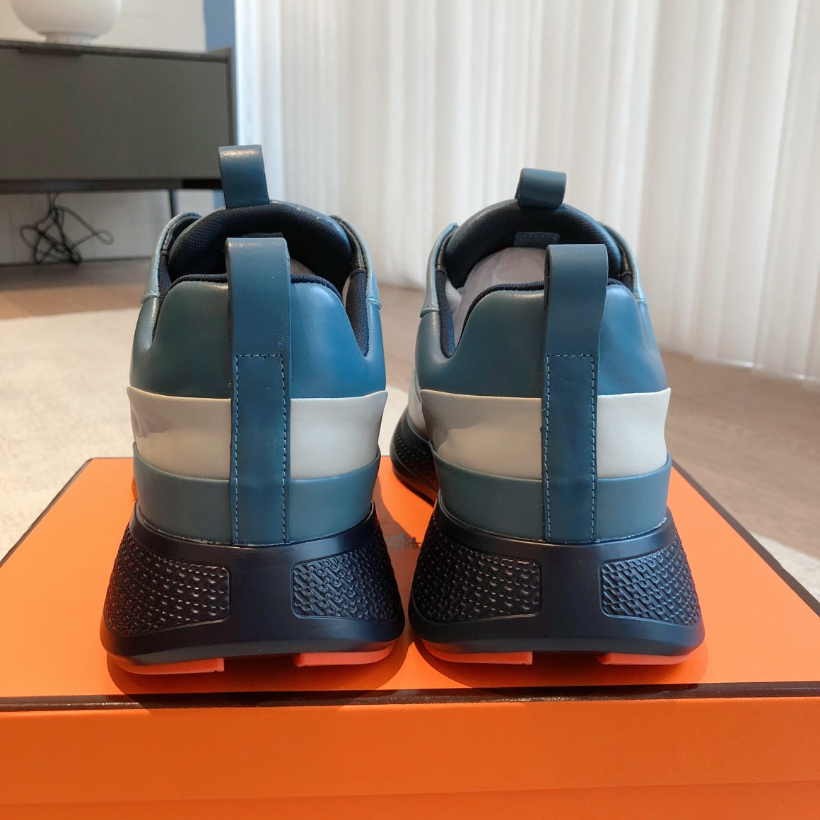HM Hugo Sneakers Dark Blue Calfskin 933468