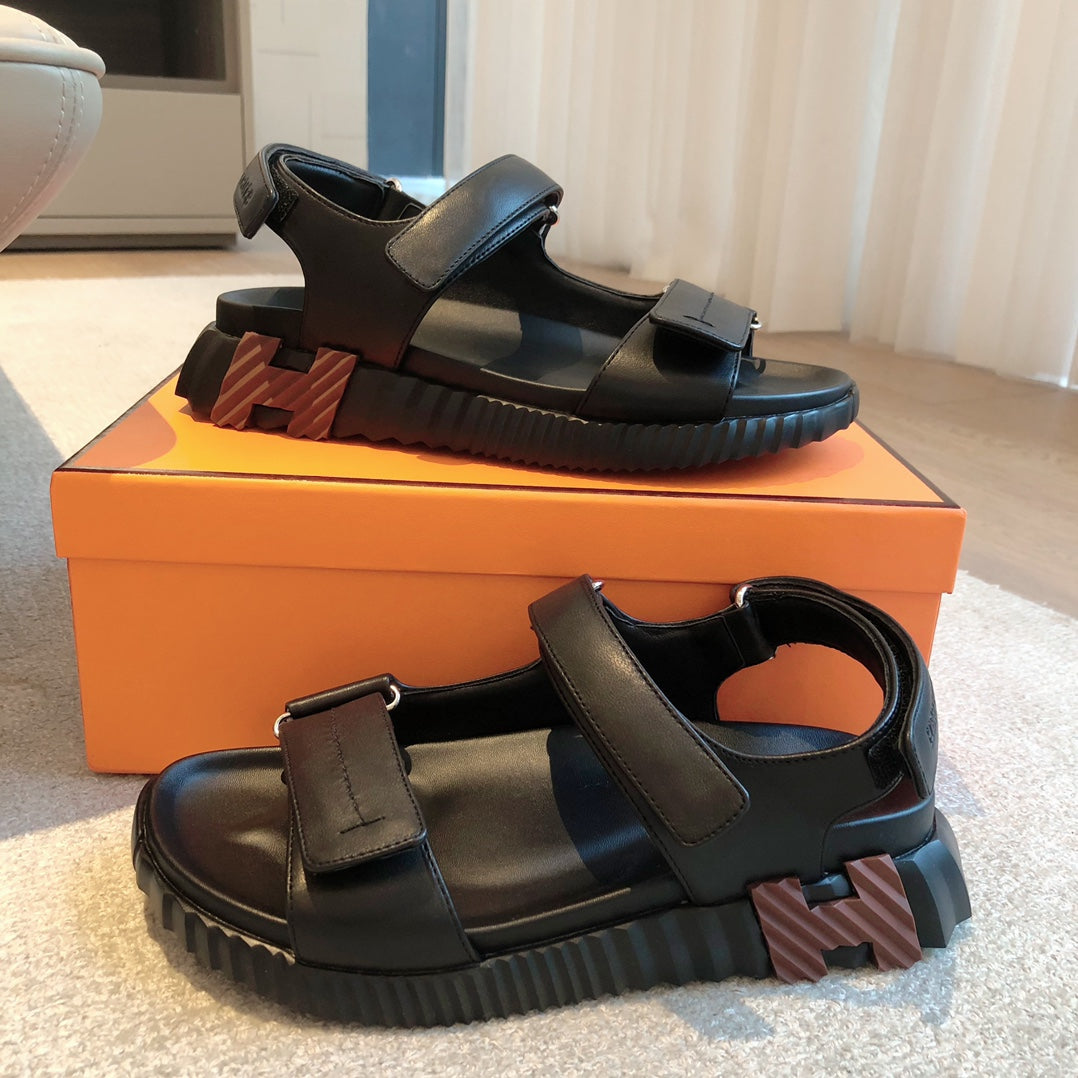 HM Junior Sandal Black Lambskin 970904