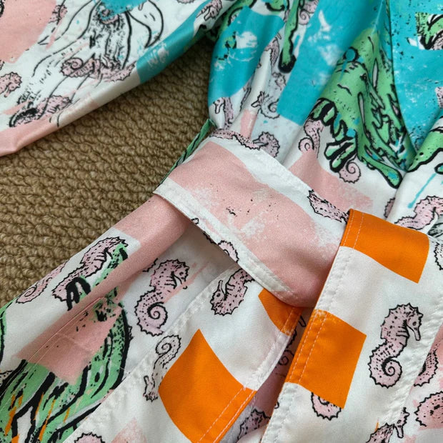 Chanel 2026 Pattern Bathrobe Silk 401670