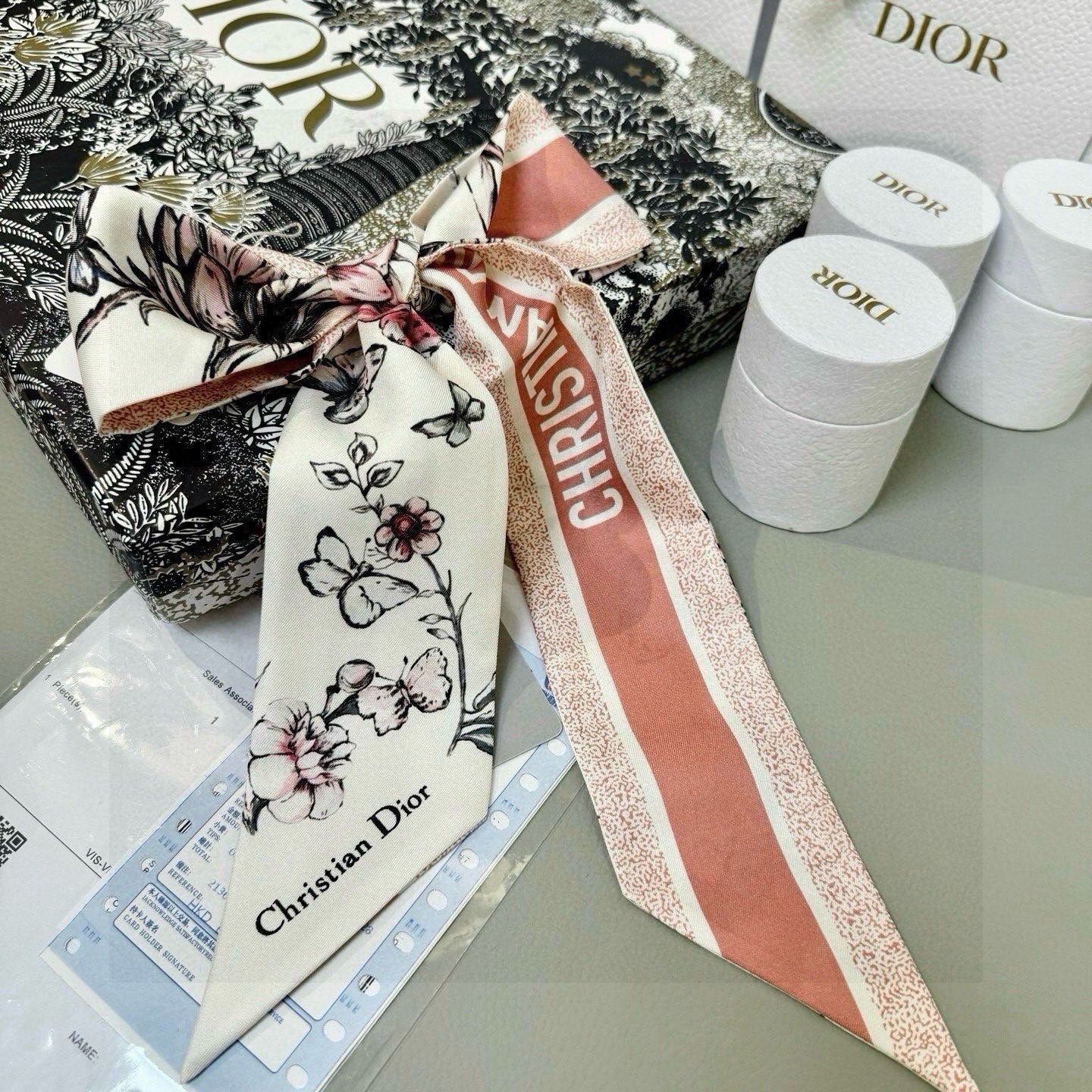 Dior 26s Scarf 100cm In Silk 305837