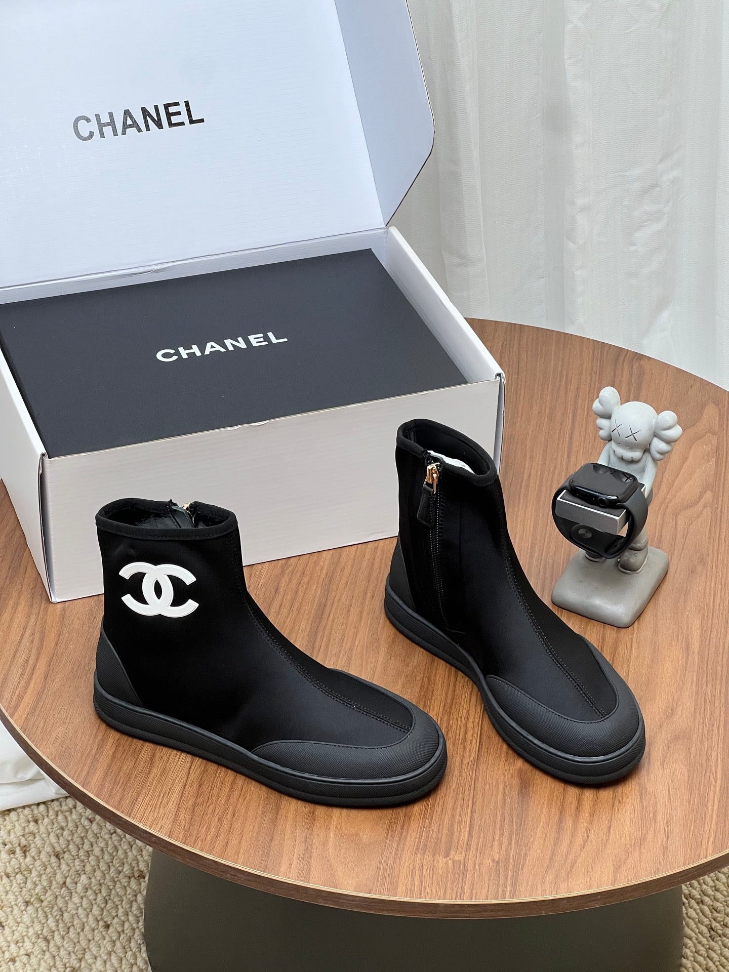 CC Coco Beach 2026 Boots Black Fabric Rubber 846556