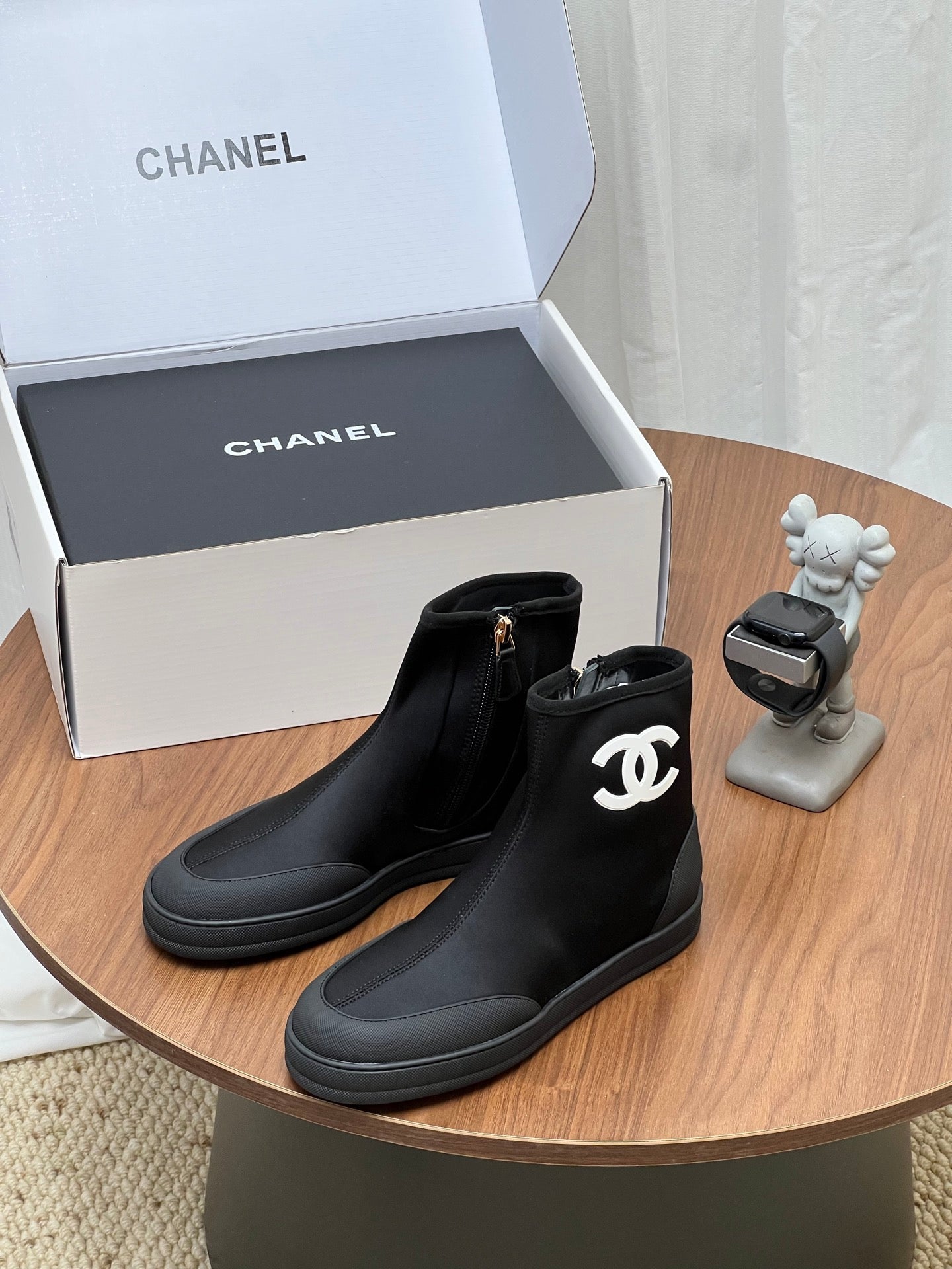 CC Coco Beach 2026 Boots Black Fabric Rubber 846556