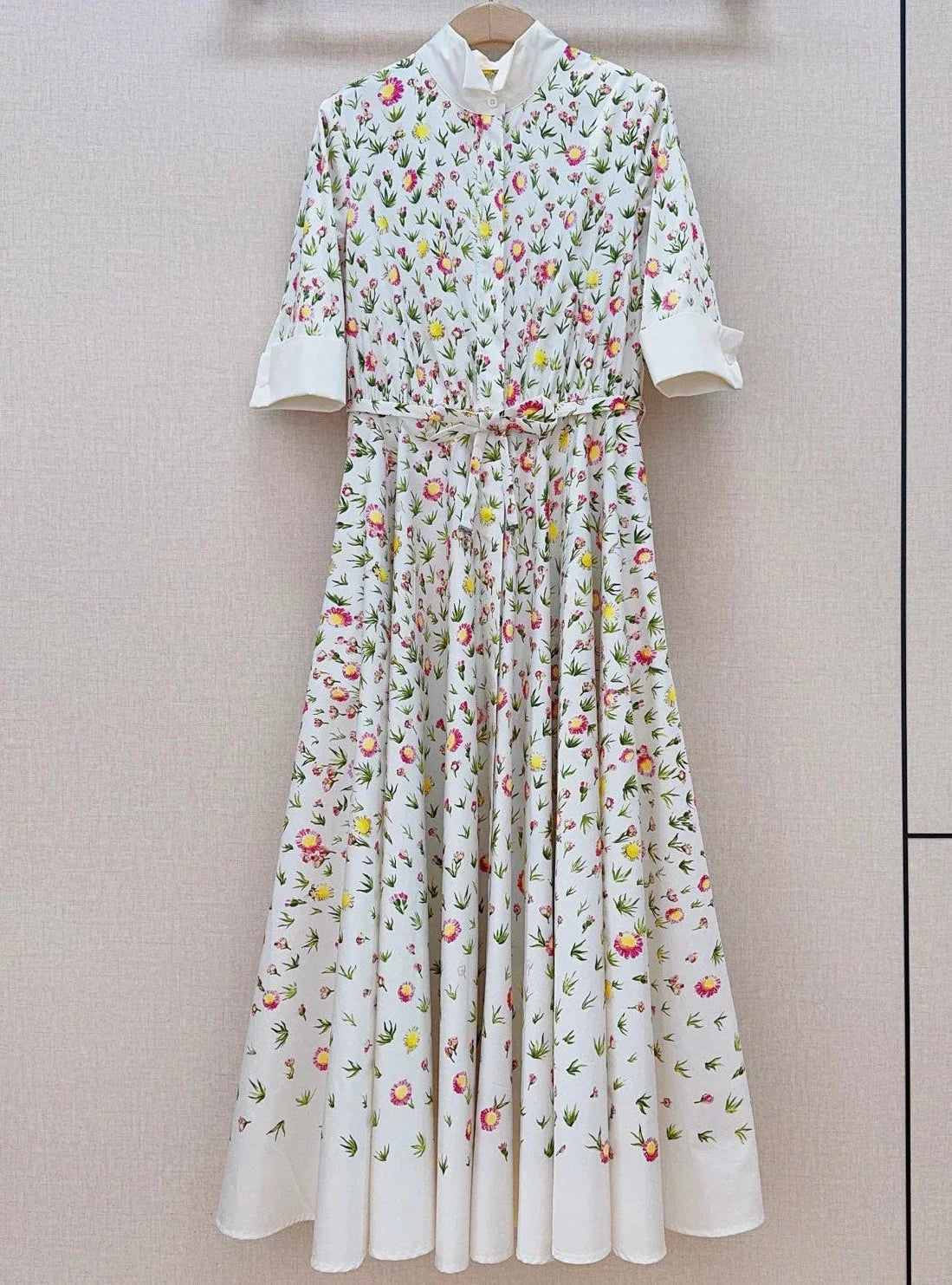 Dior 2026 Printed Dress Cotton Poplin 571250