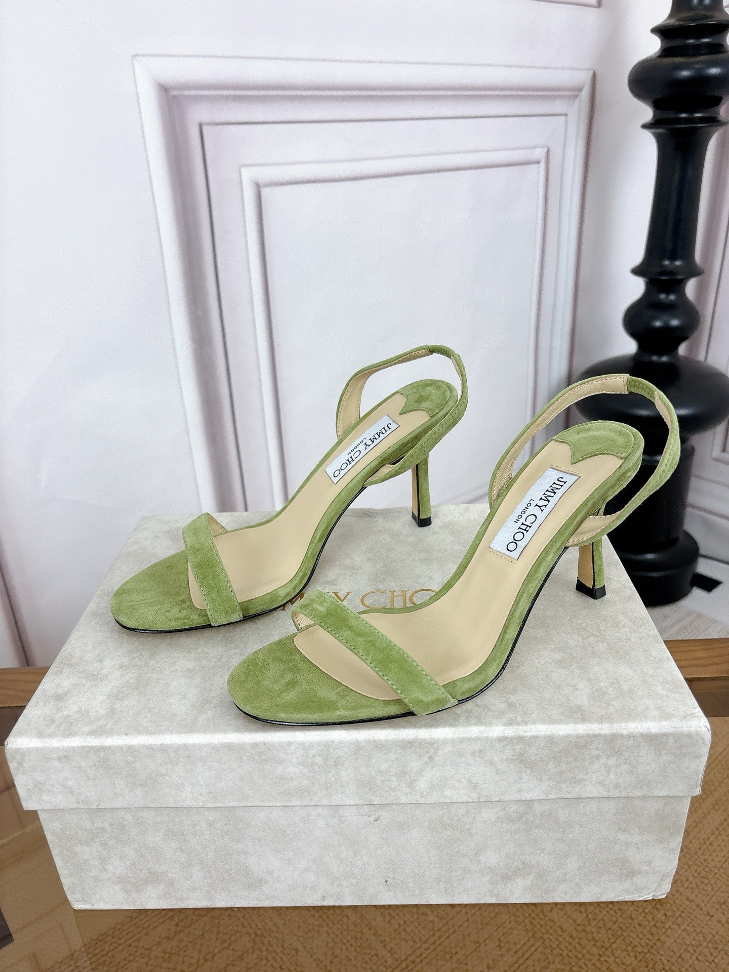 JC 26s Jenn Sandal Green Suede 932000