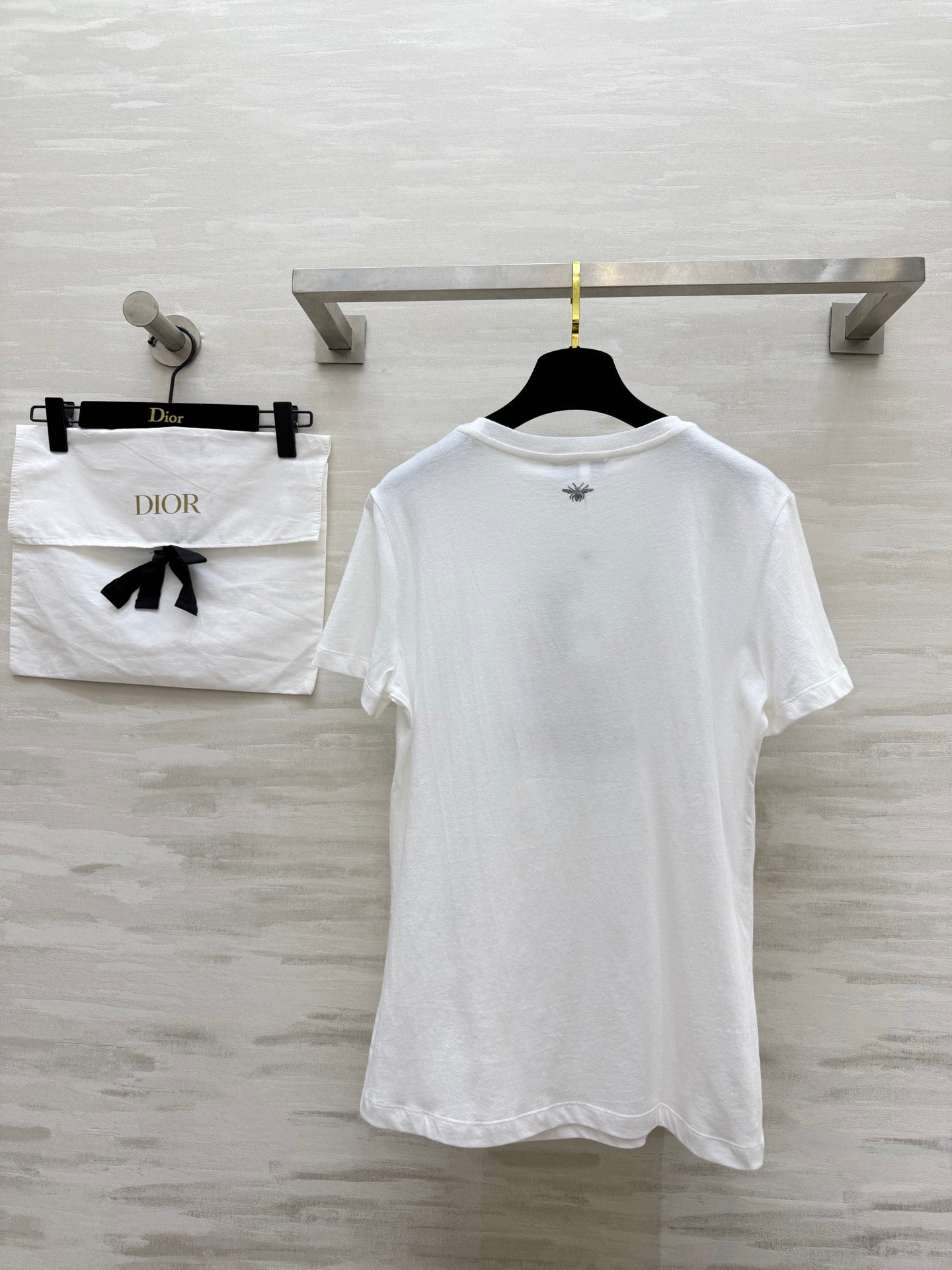 CD Feminist Slogan T-Shirt White Cotton Linen 363561