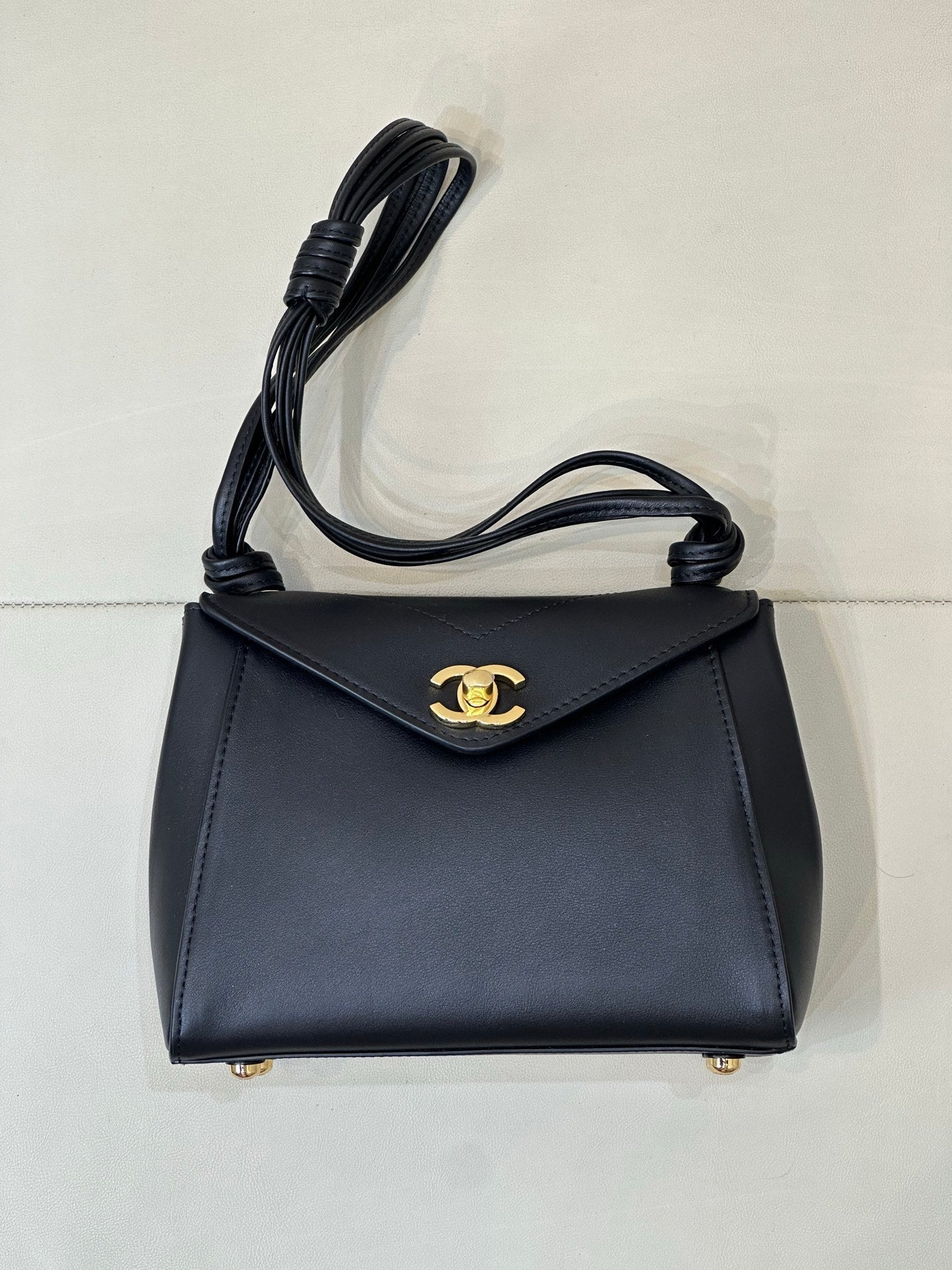CC 26A Métiers d’Art Envelope Bag Black Lambskin