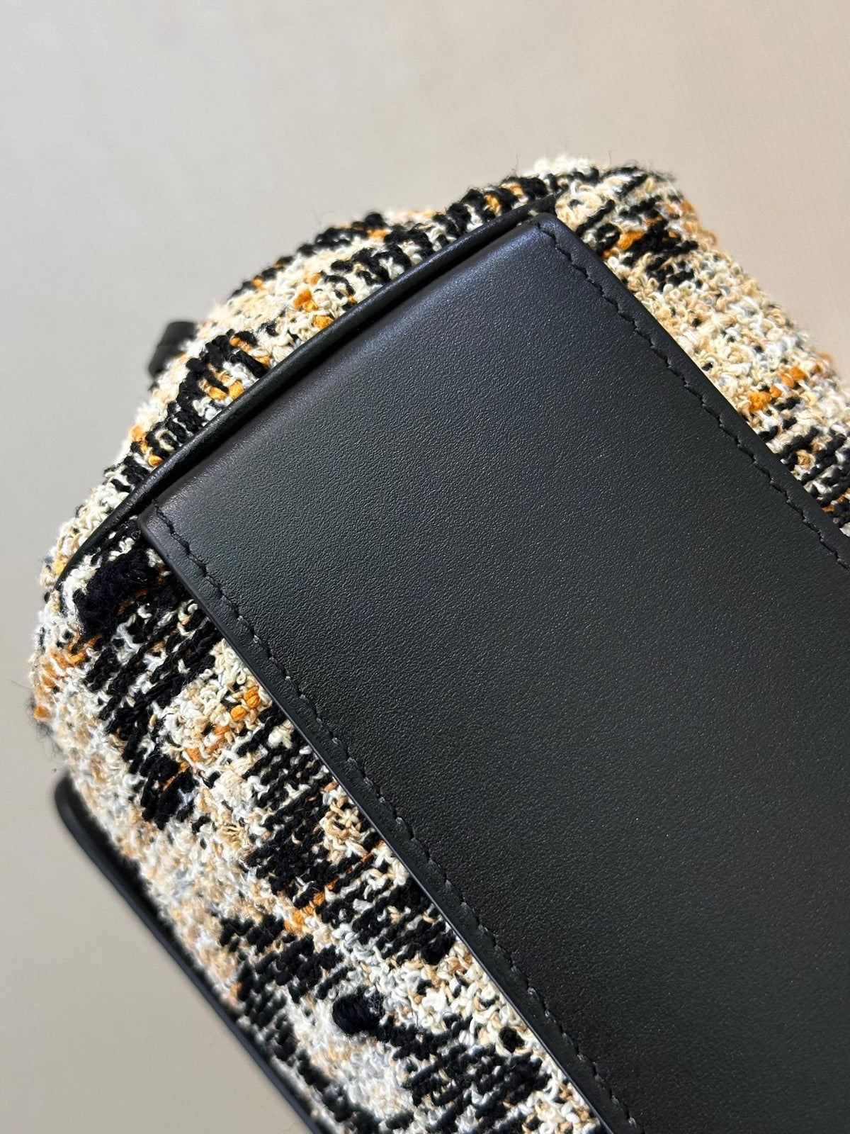 CC 26s Flap Bag Black Leopard Tweed Lambskin 996782