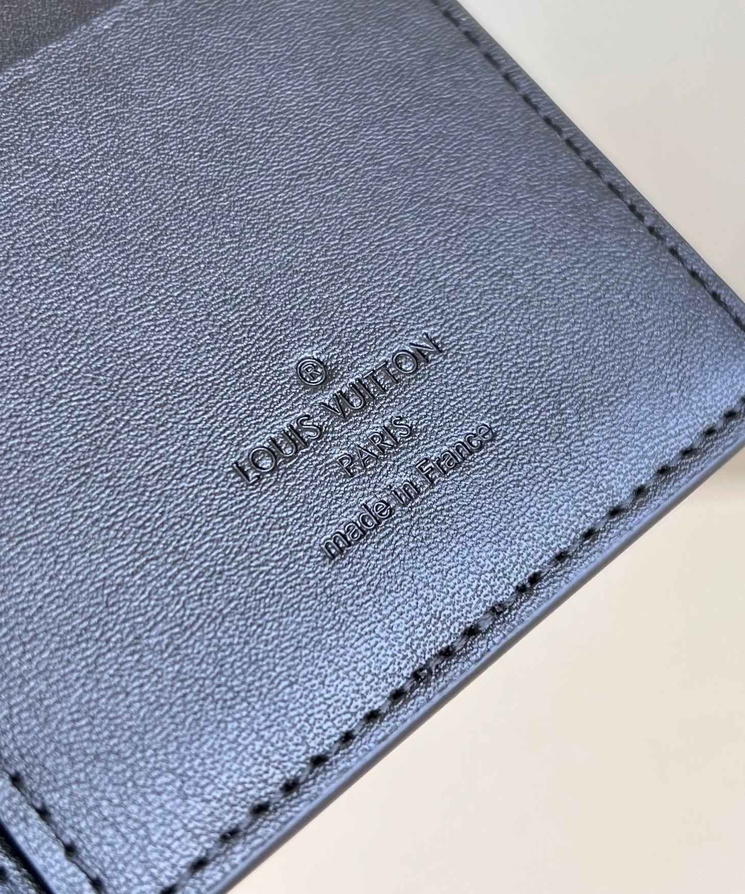 BRAZZA WALLET 19CM BLACK CALFSKIN