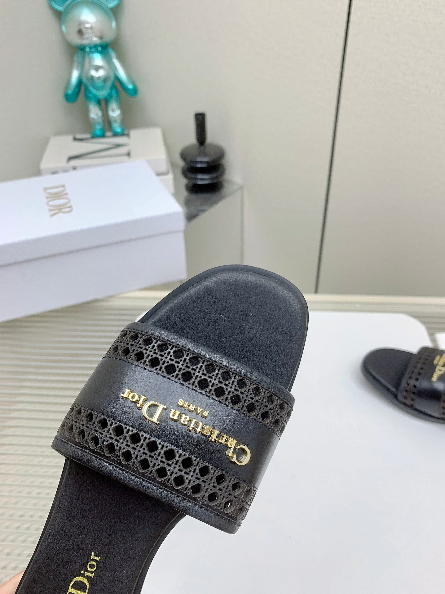 CD D-Lane Slide In Black Cowhide 106281