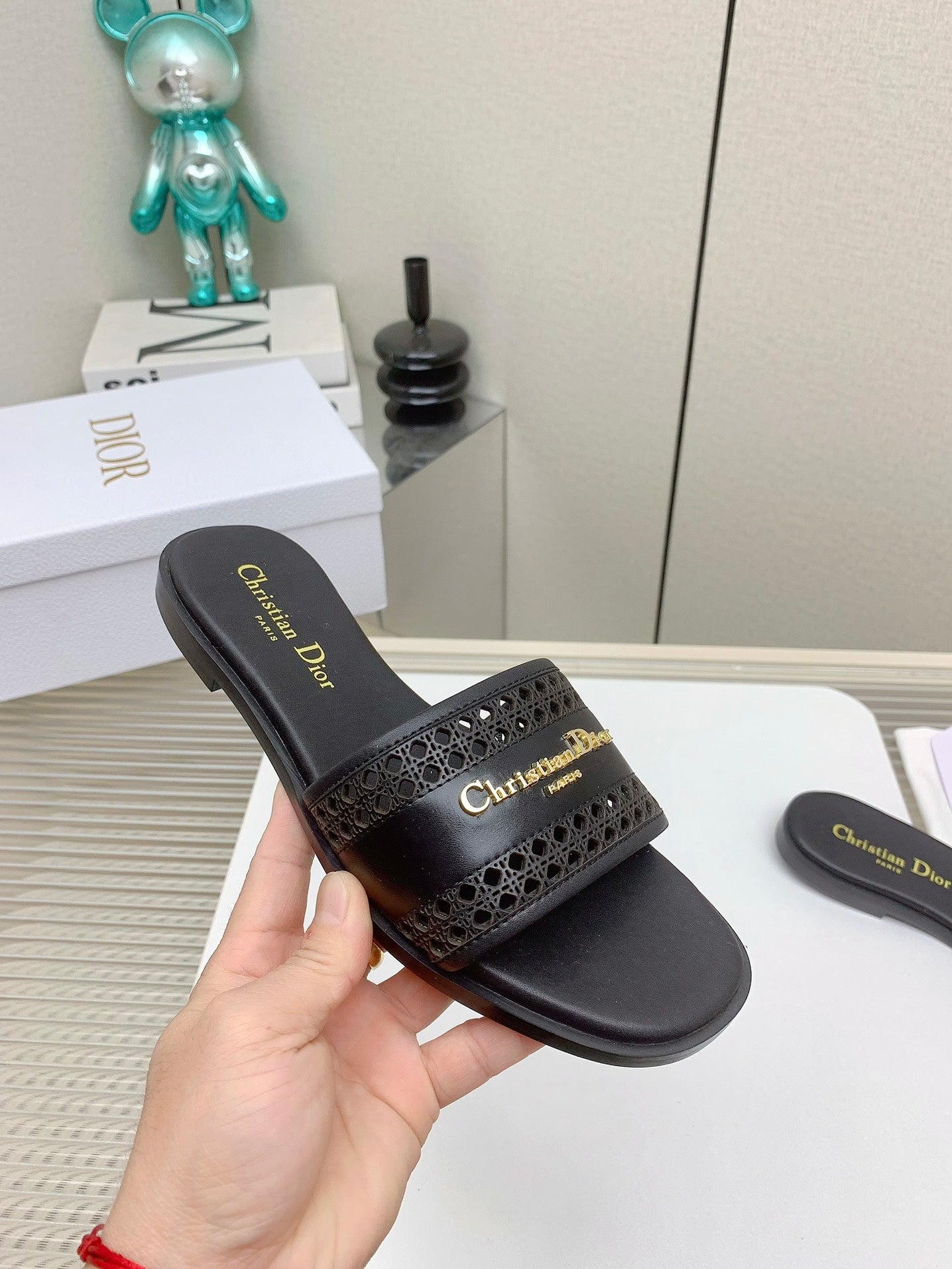 CD D-Lane Slide In Black Cowhide 106281