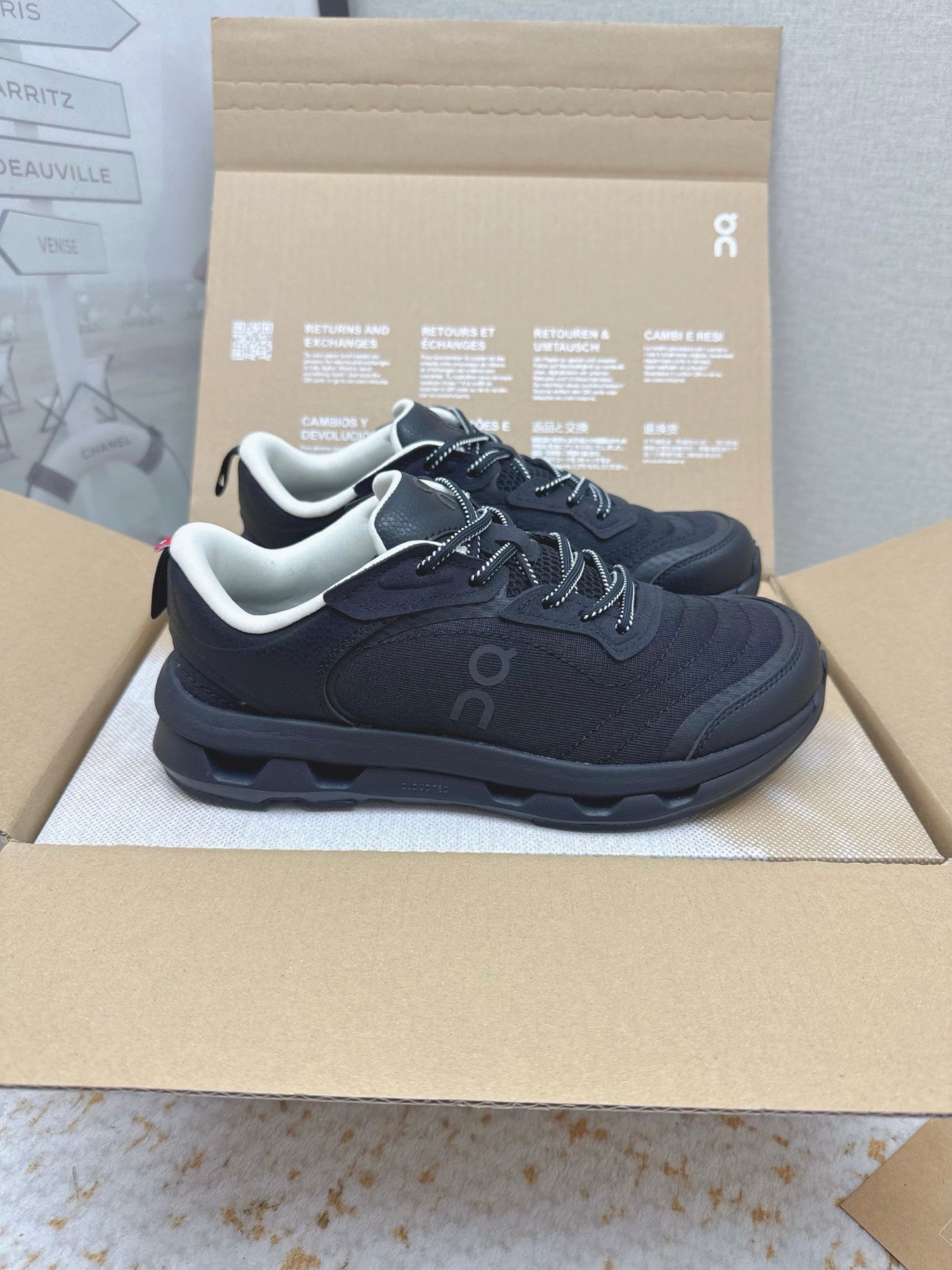 Loewe 26s On Cloudtilt Shoes In Black Fabric
