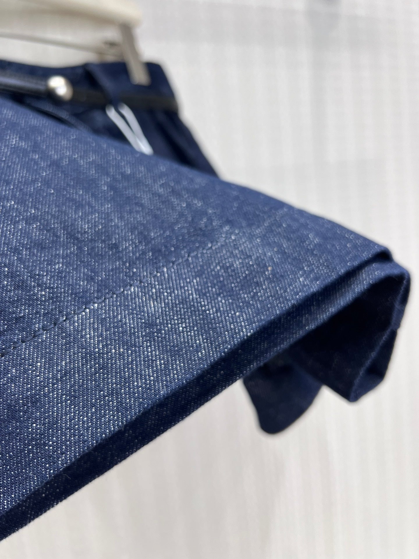 Annsevenwang Short Blue Denim 370107