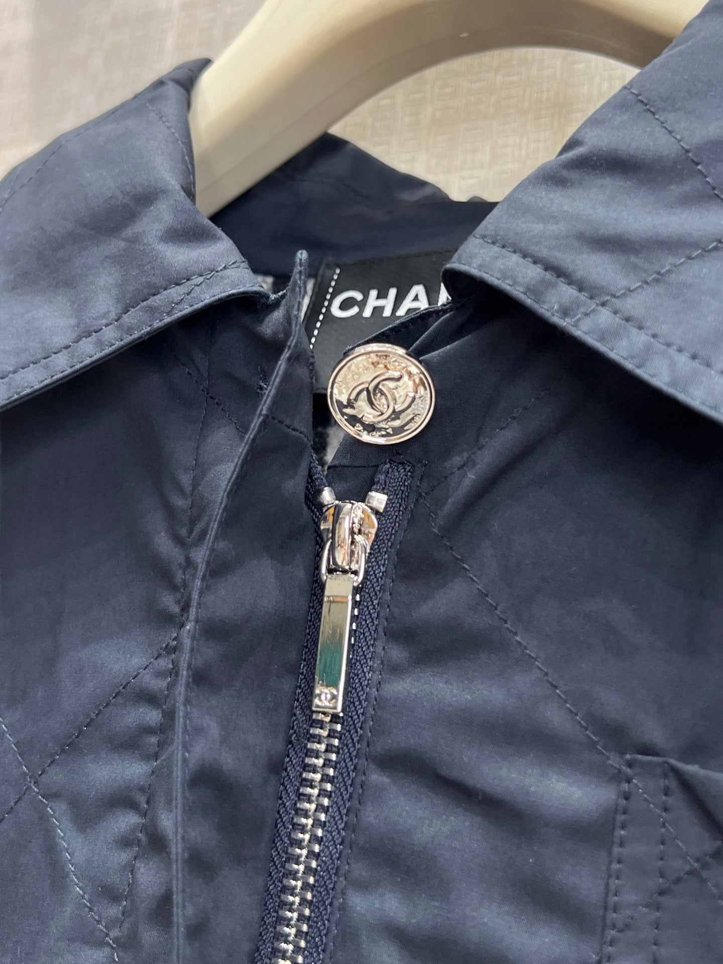 CC Flight Jacket Dark Blue Cotton