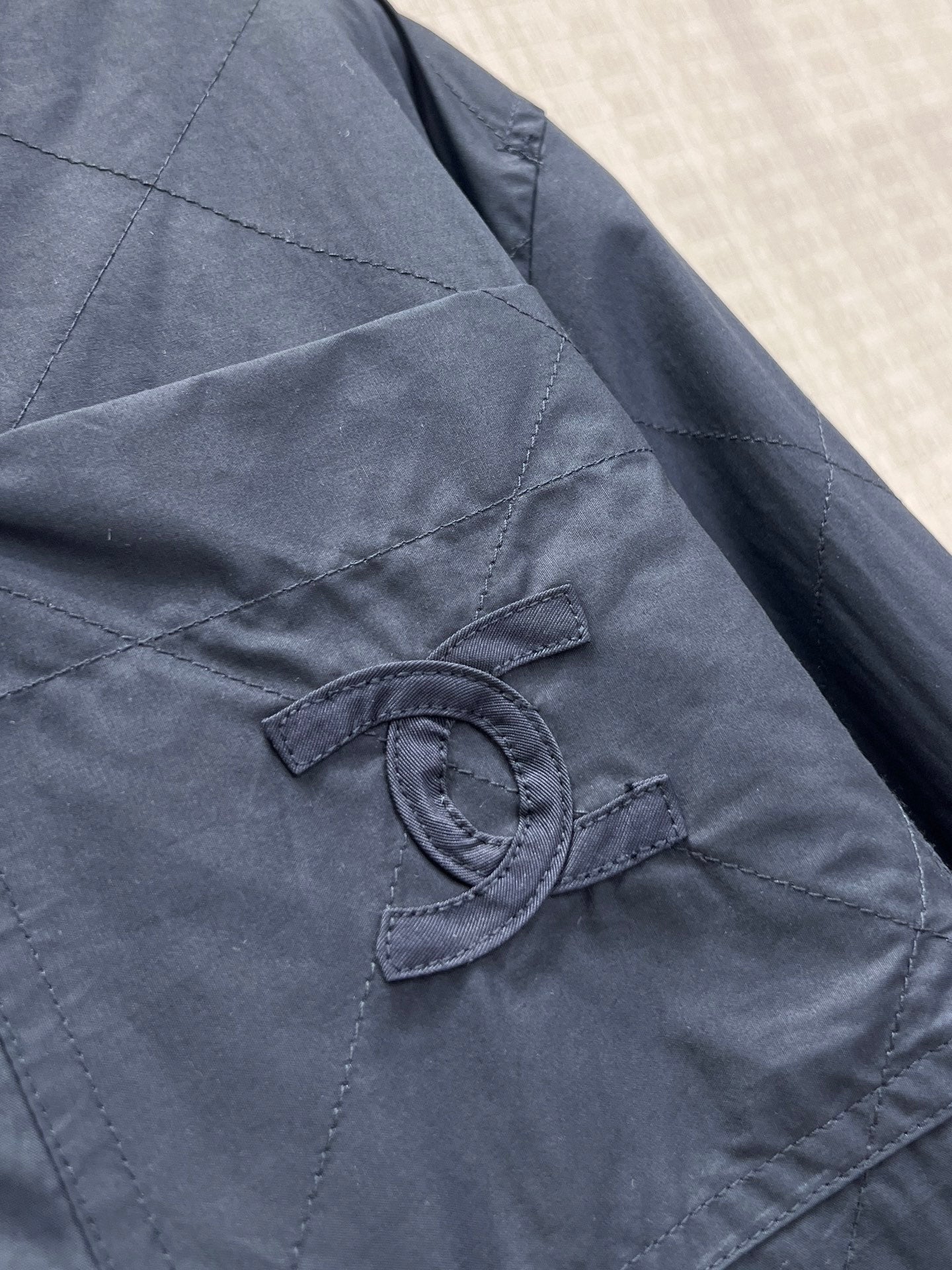 CC Flight Jacket Dark Blue Cotton