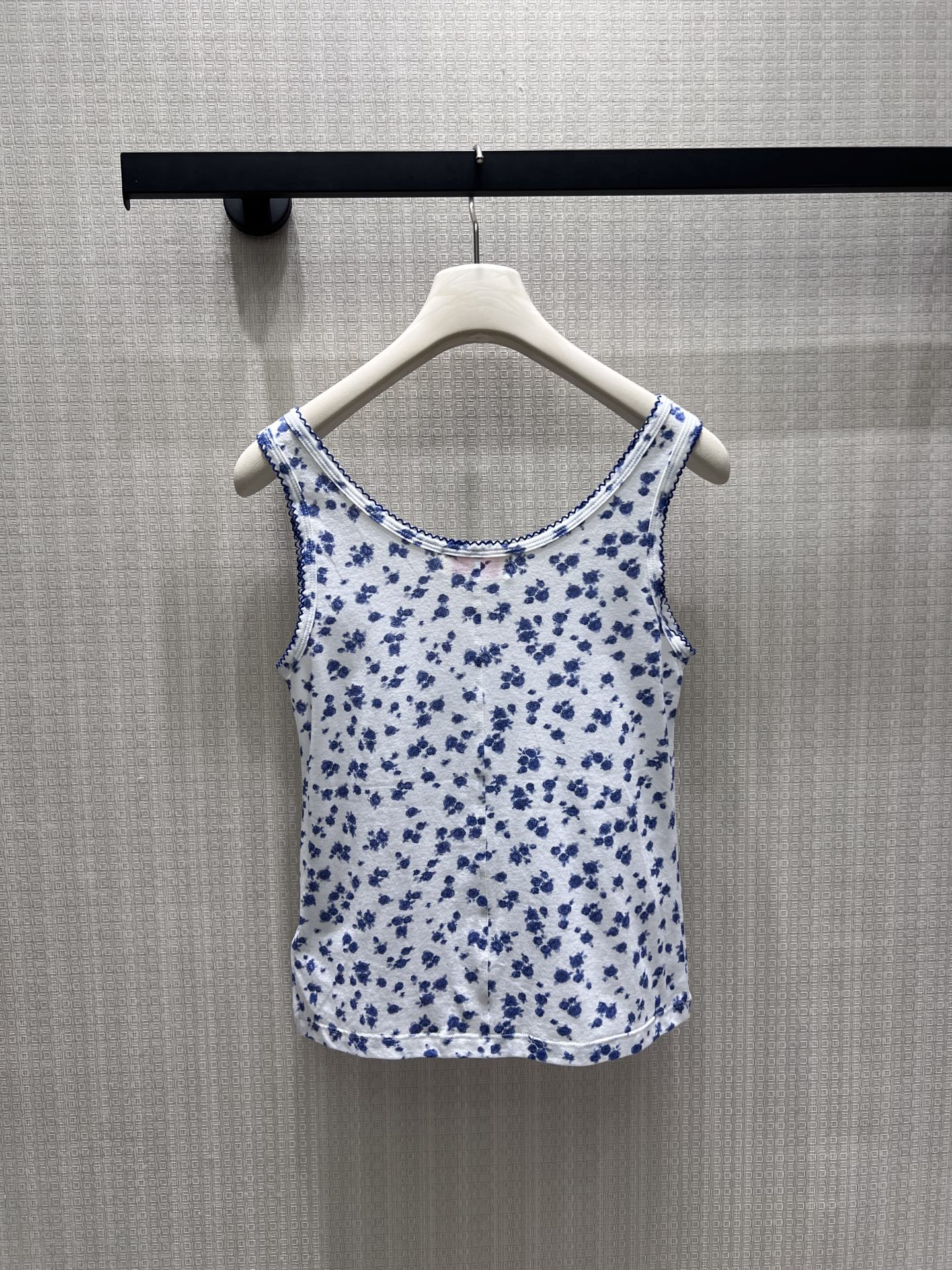 CC 26s Tank Top Blue White Cotton 397681