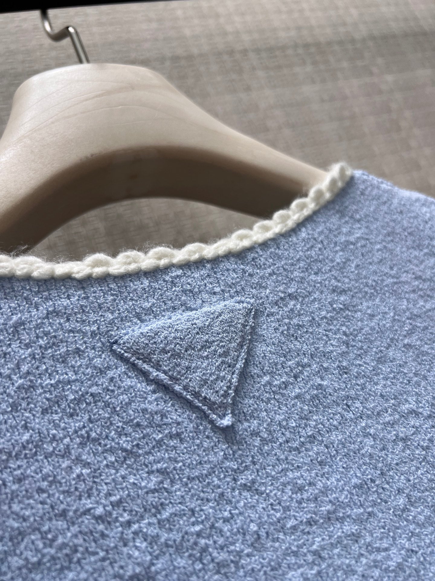 Prada Cotton Bouclé Crop Top 400577