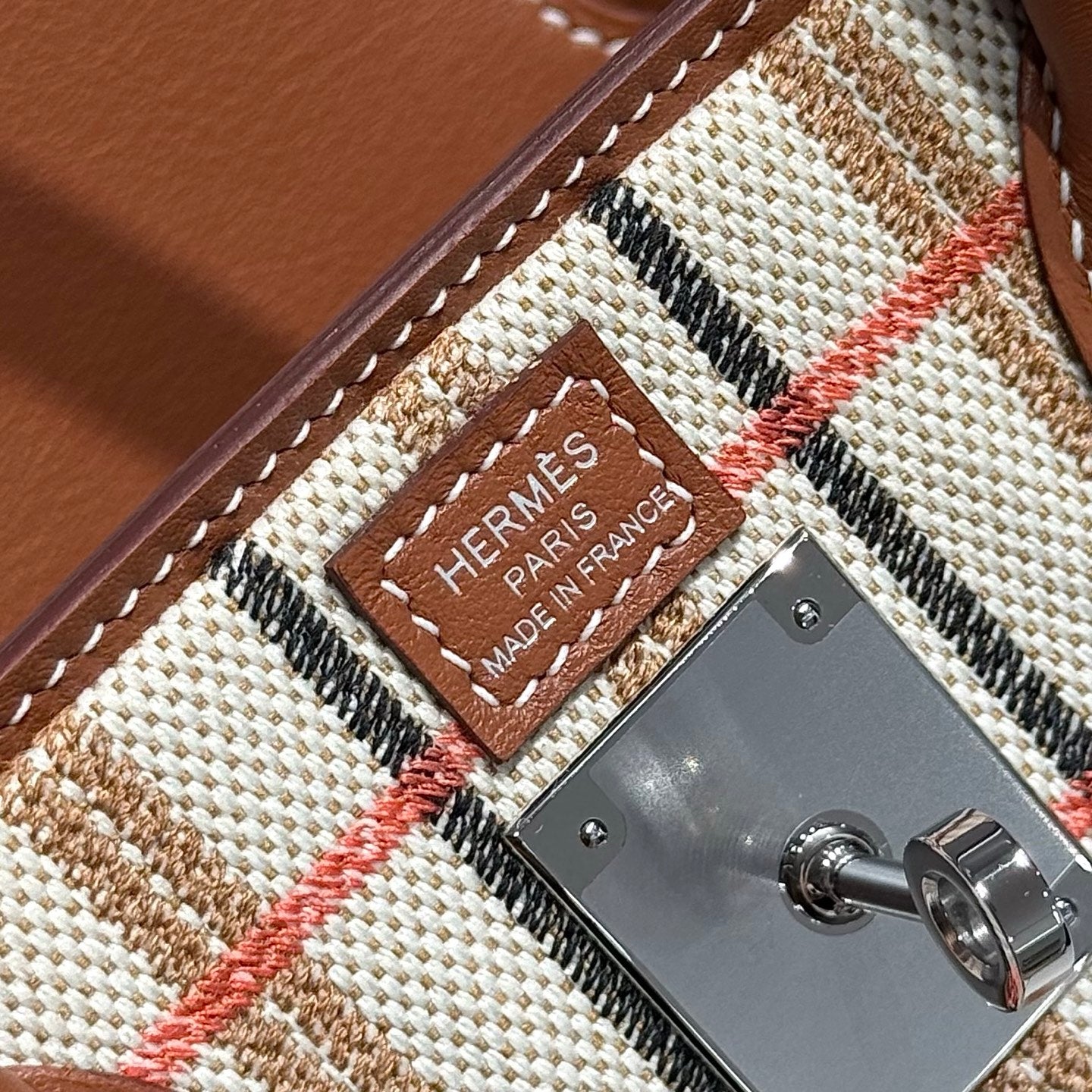 HM Shoulder Birkin 29cm Gold Brown Swift Cowhide Toile H Shw 249926