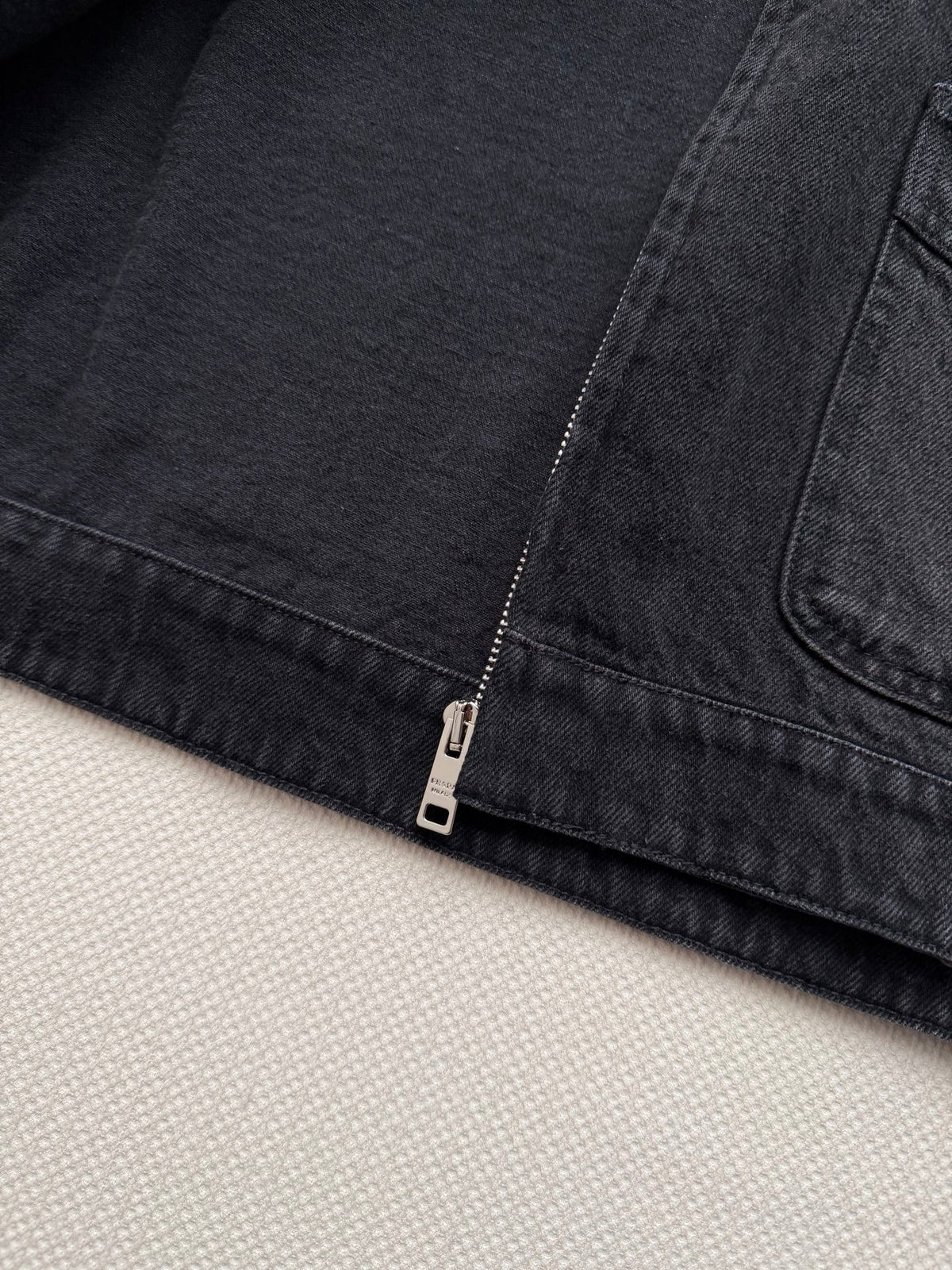 Prada 26s Jacket Black Denim 447225