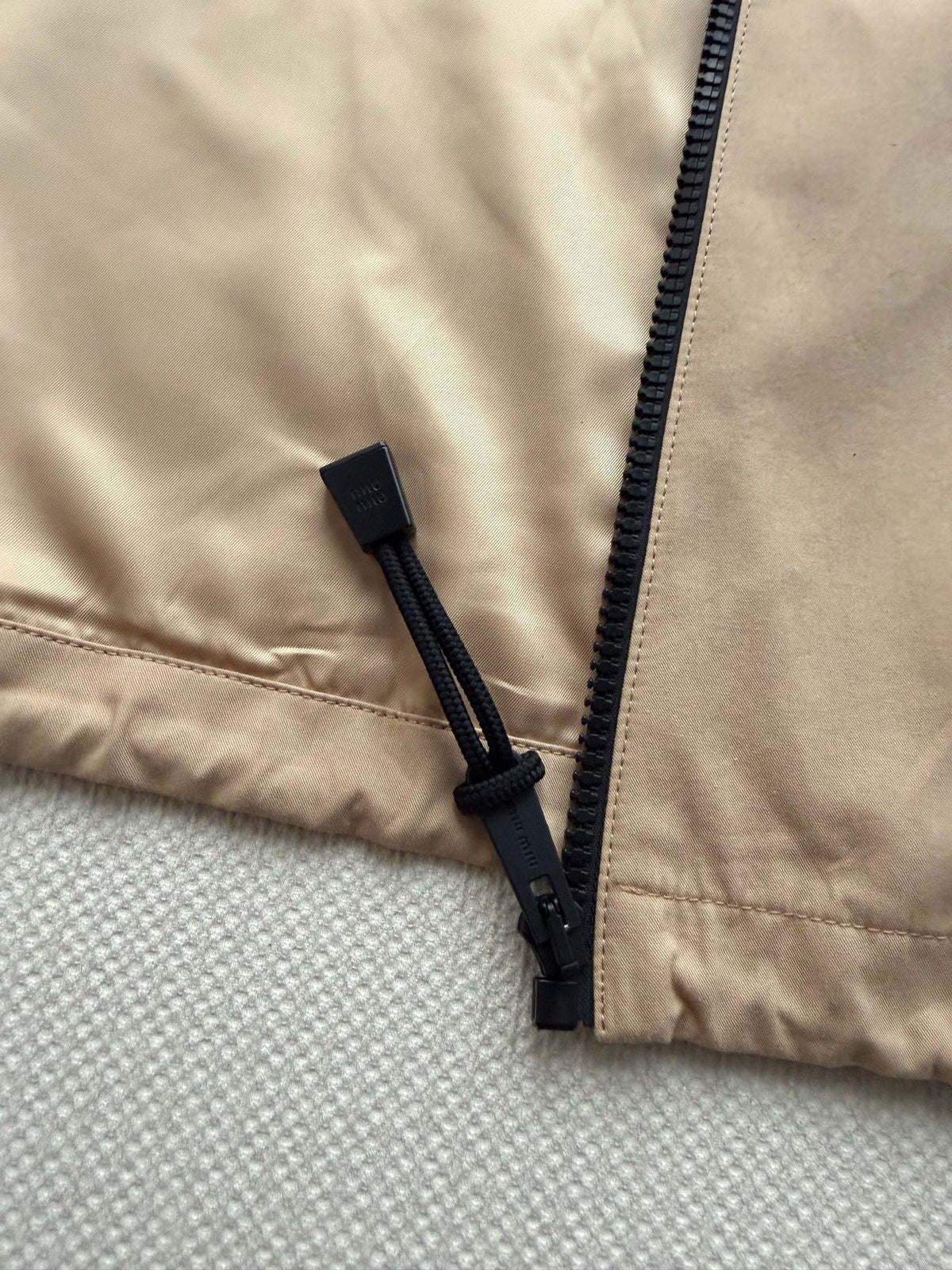 Miu Miu 26s Jacket Beige Cotton 447170