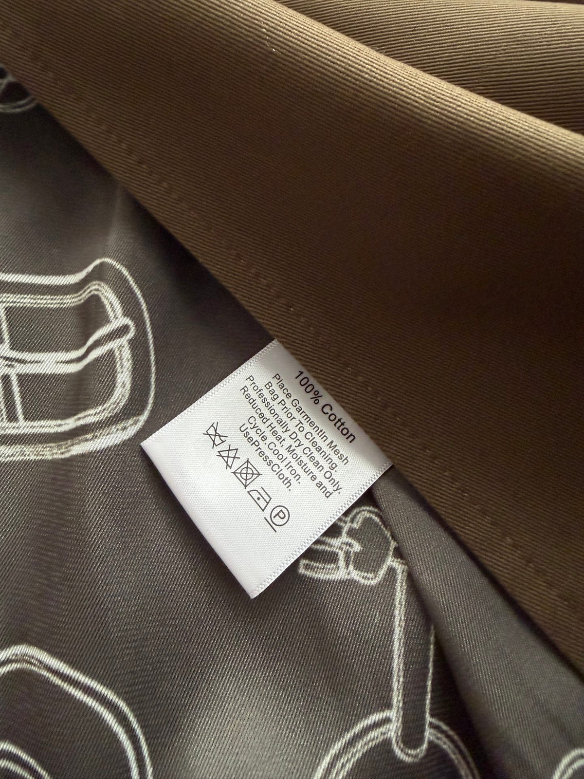 Hermes 26s Coat Green Cotton 447157
