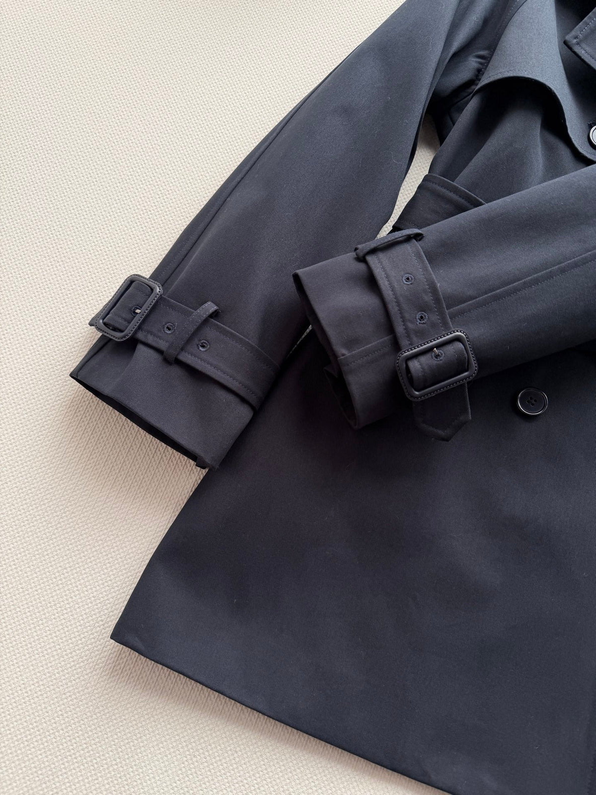 Hermes 26s Coat Navy Cotton 447158