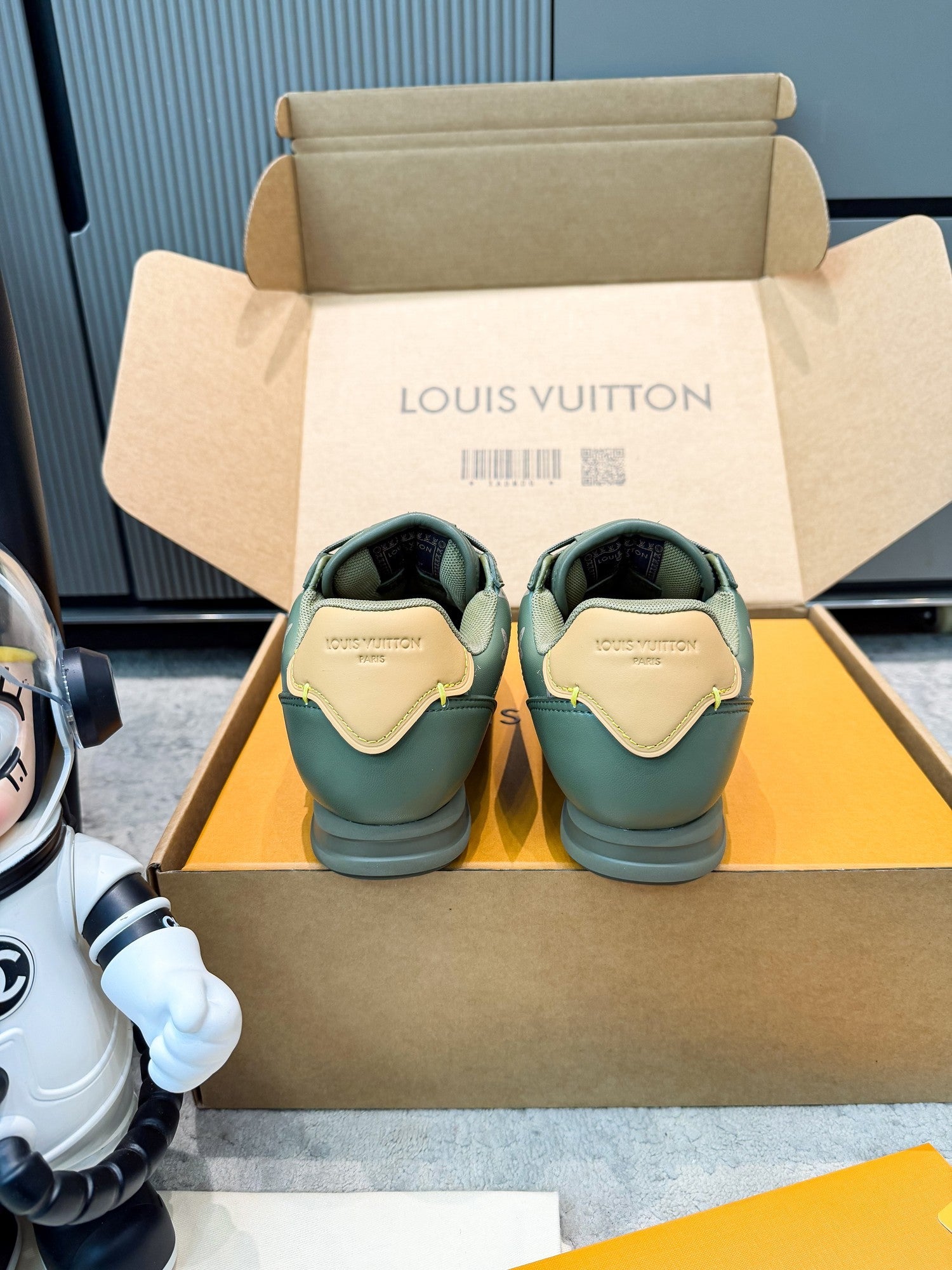 LV ButterSoft Sneaker Olive Monogram Leather 625418