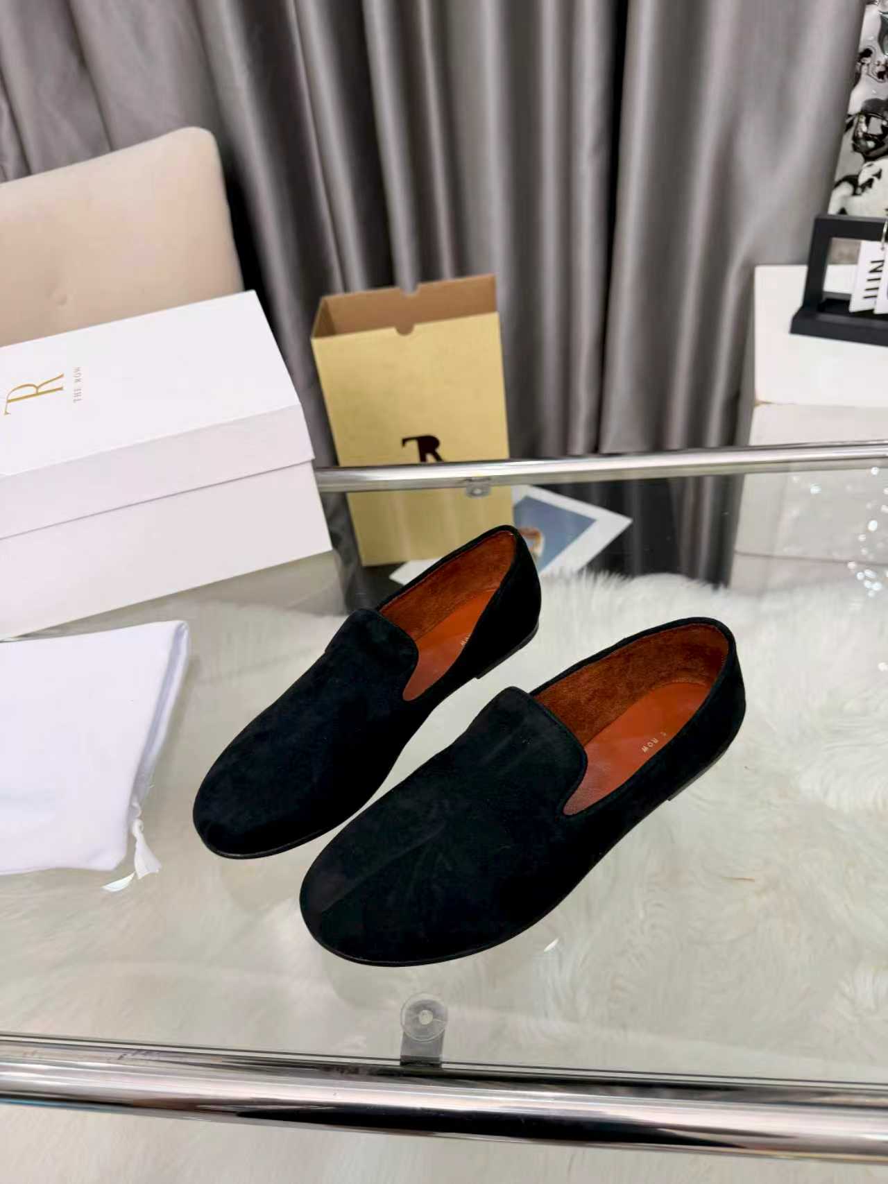 TR Adam Loafer Two Loafer Black Suede 832653