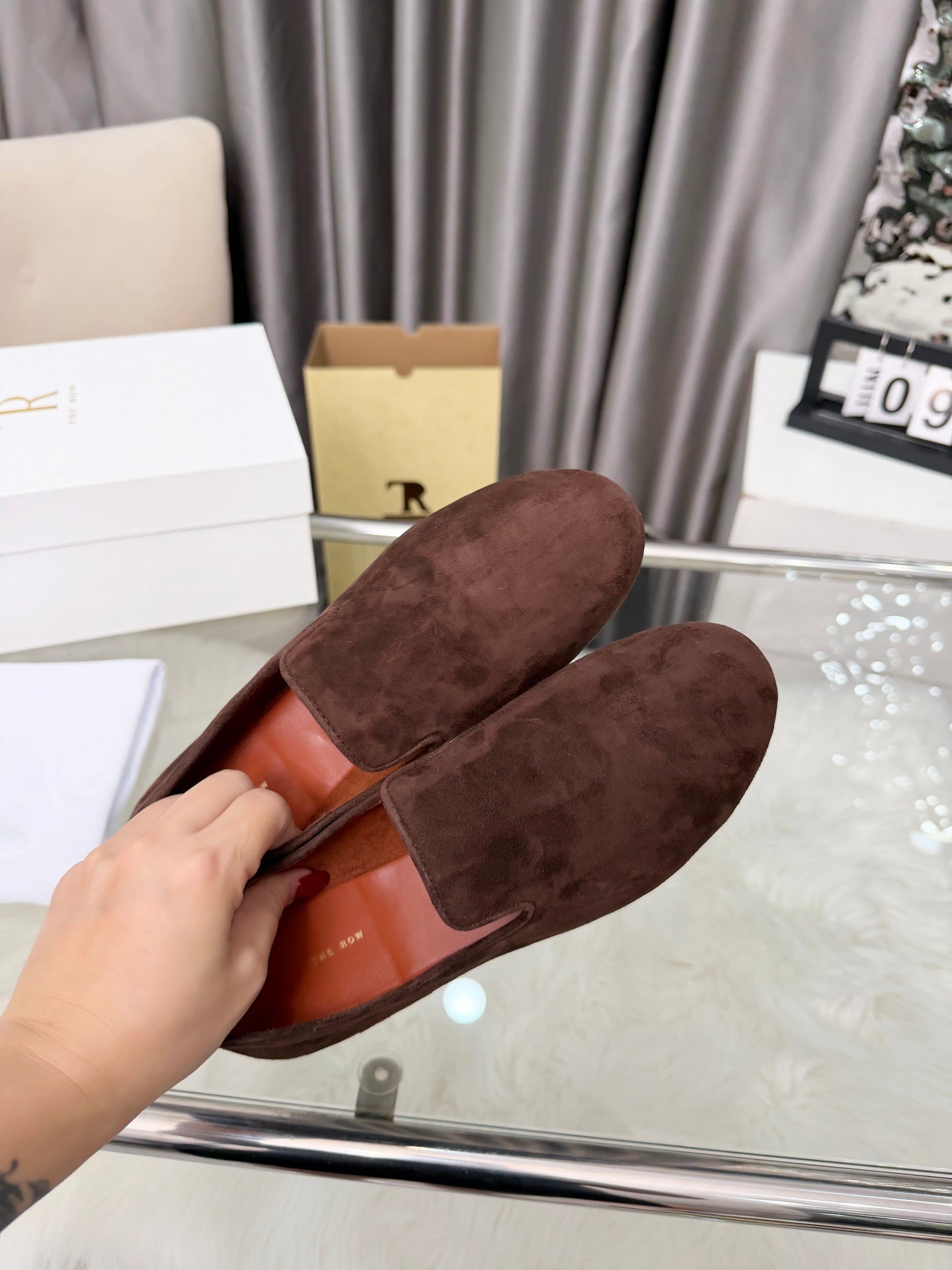 TR Adam Loafer Two Loafer Coffee Suede 832651