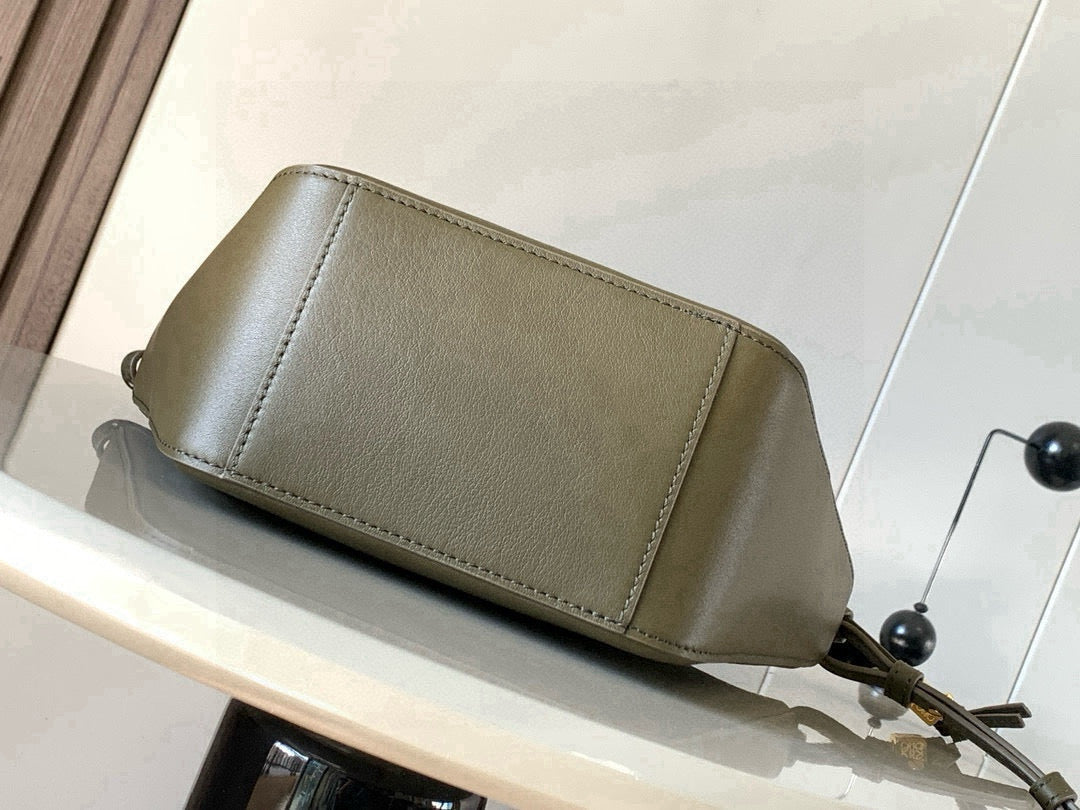 Loewe Mini Hammock Hobo Bag Taupe Calfskin