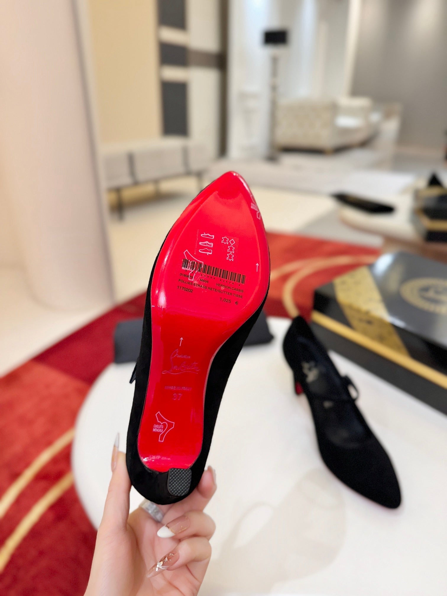 CL Pump 8.5cm Black Patent Leather 825371