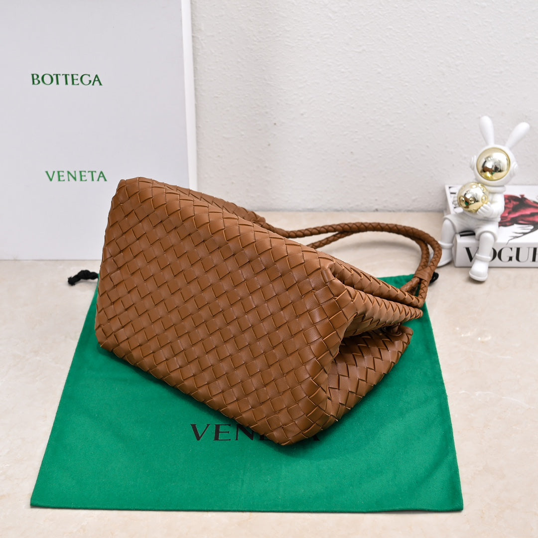 BV 26s Parachute Bag Tan Brown Intrecciato Leather 291403