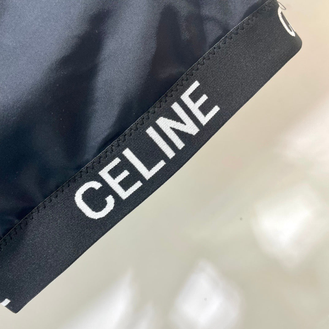 Celine Yoga Set White Black 198904
