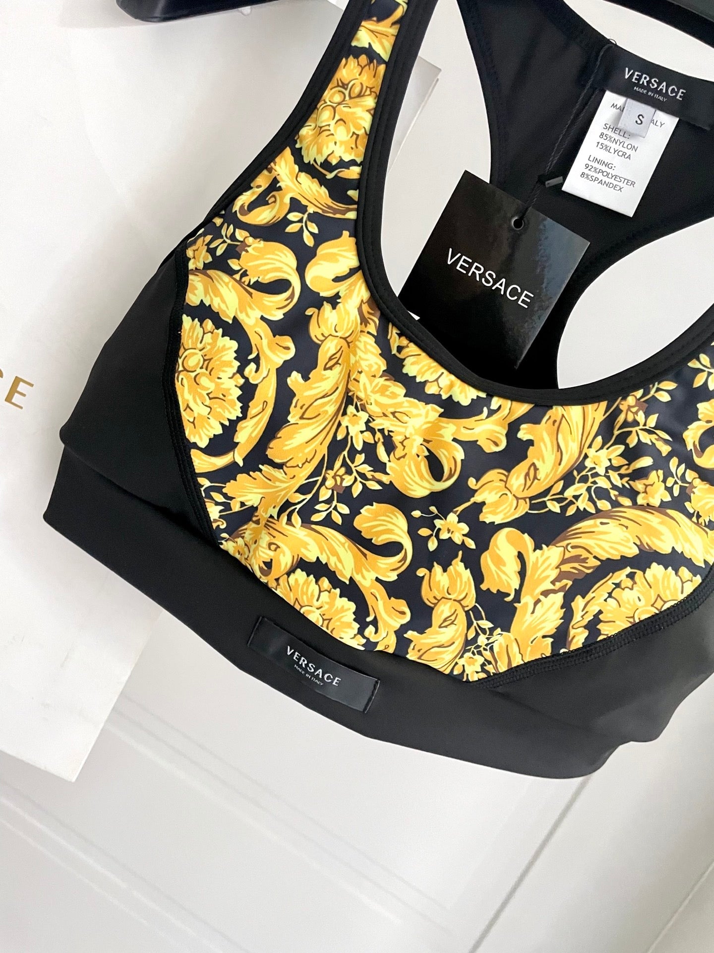 Versace Yoga Set Yellow Black 198911