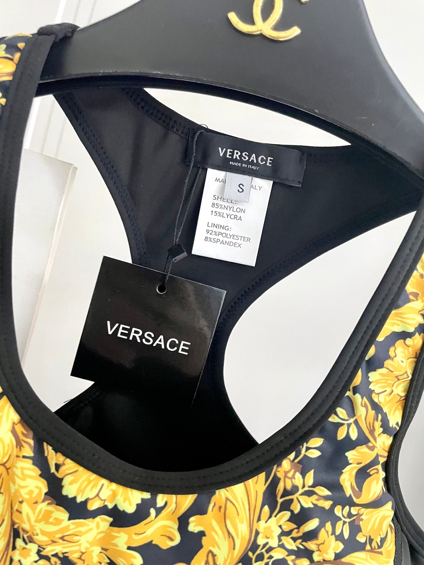 Versace Yoga Set Yellow Black 198911