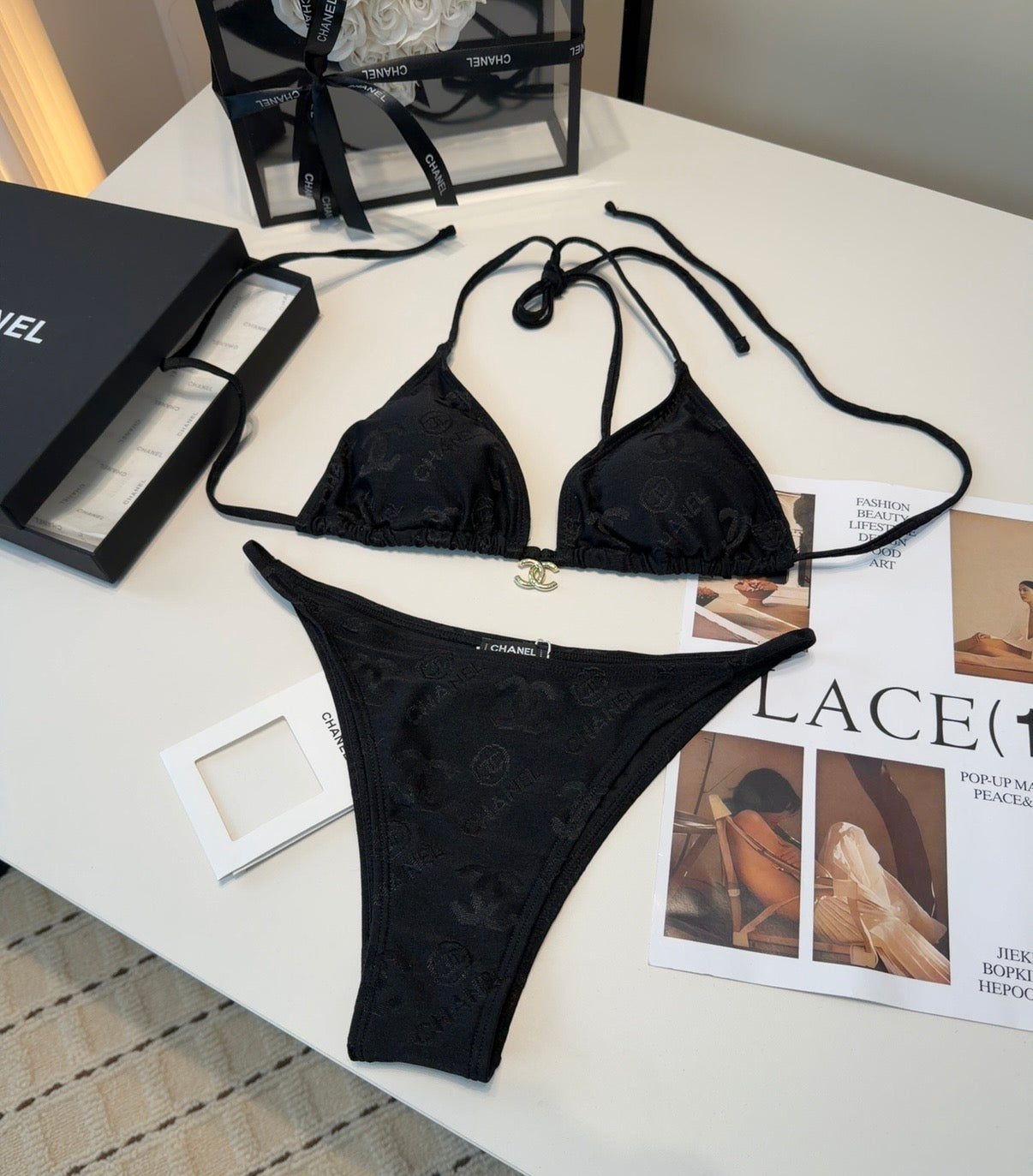 Chanel 26s Two-Piece Bikini 218296