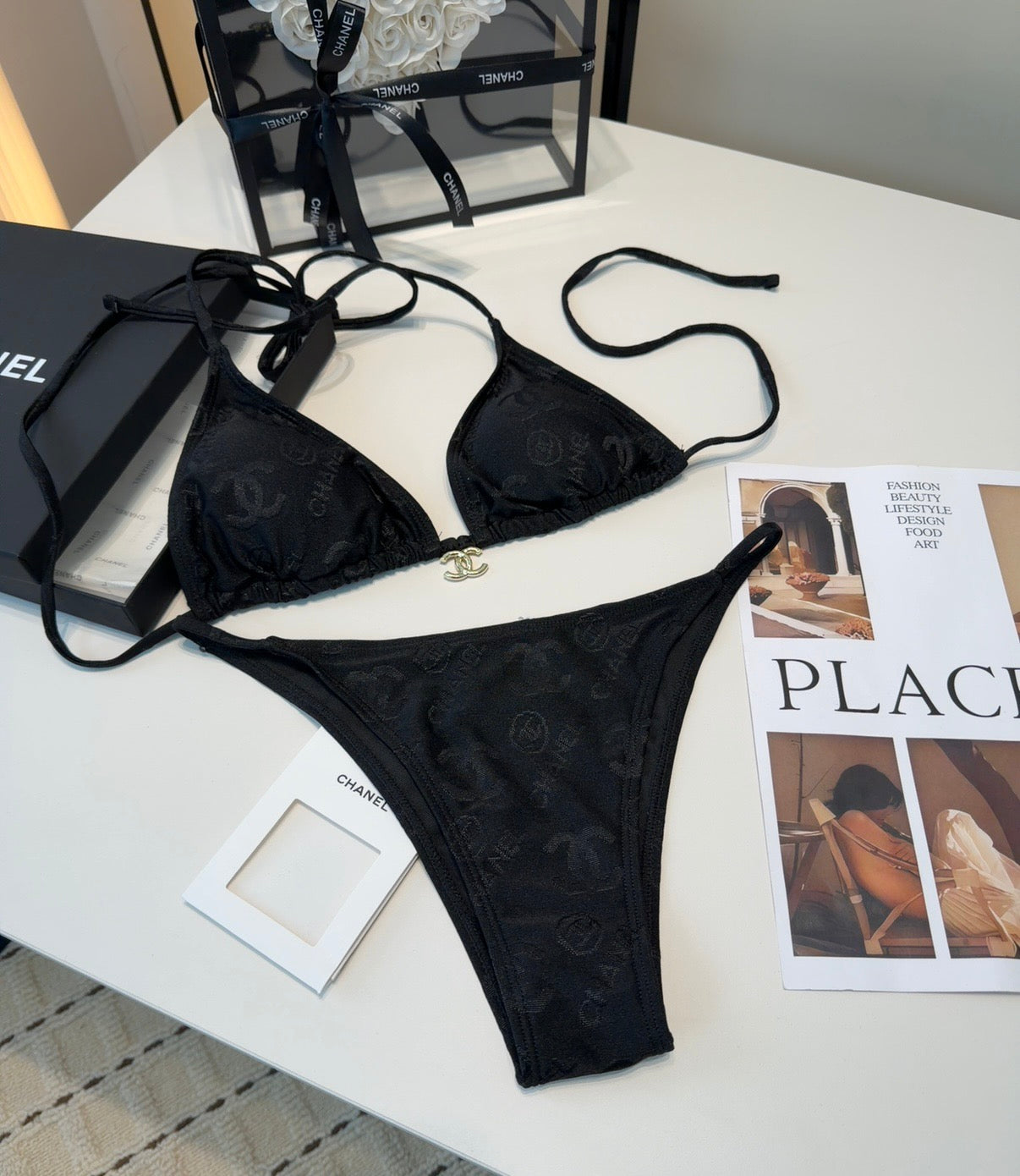 Chanel 26s Two-Piece Bikini 218296